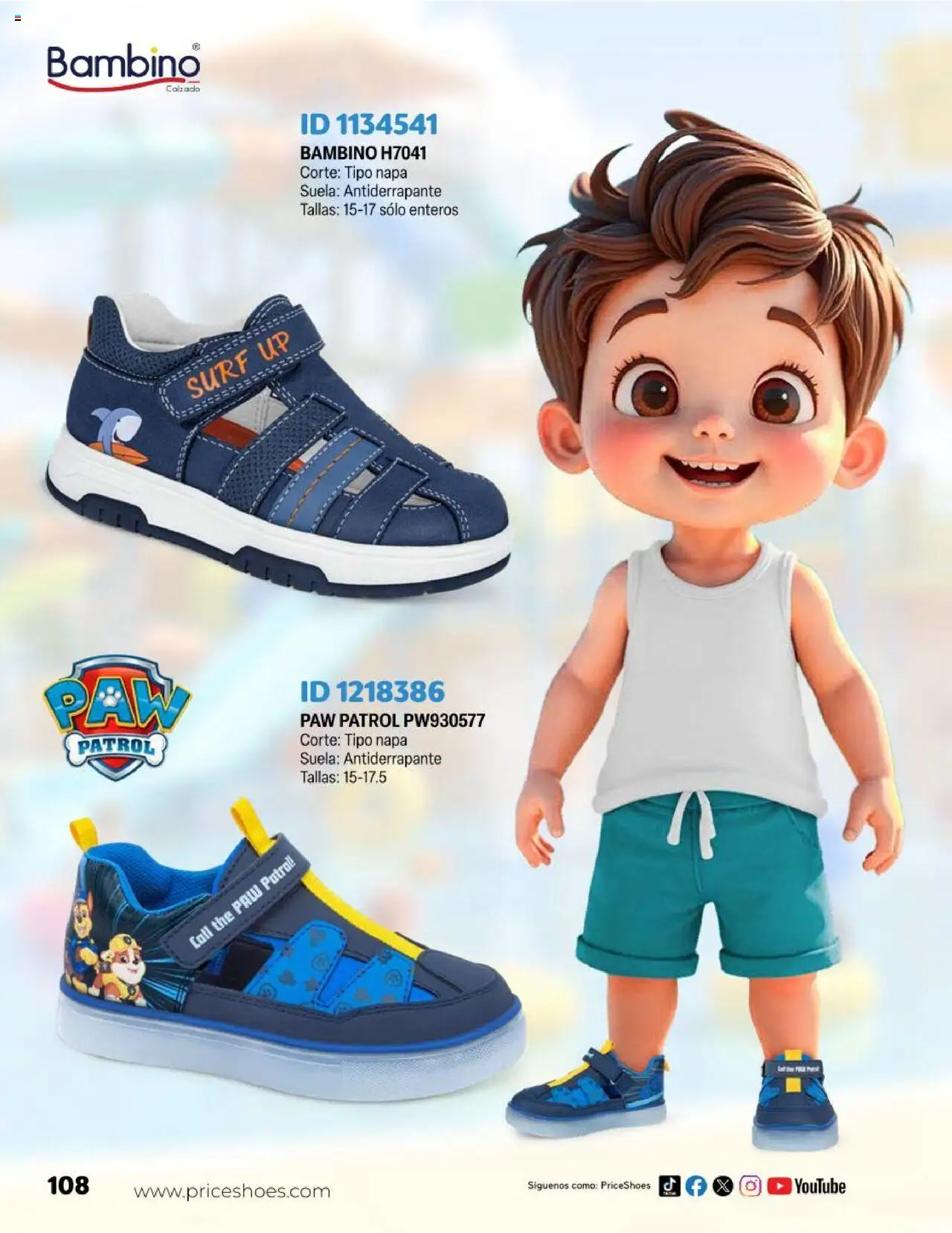 Nuevas ofertas de Price Shoes válidas en toda la República Mexicana desde el 23.04.2025. ¡Encuentra las mejores ofertas en Price Shoes catálogo Kids! | Página: 108