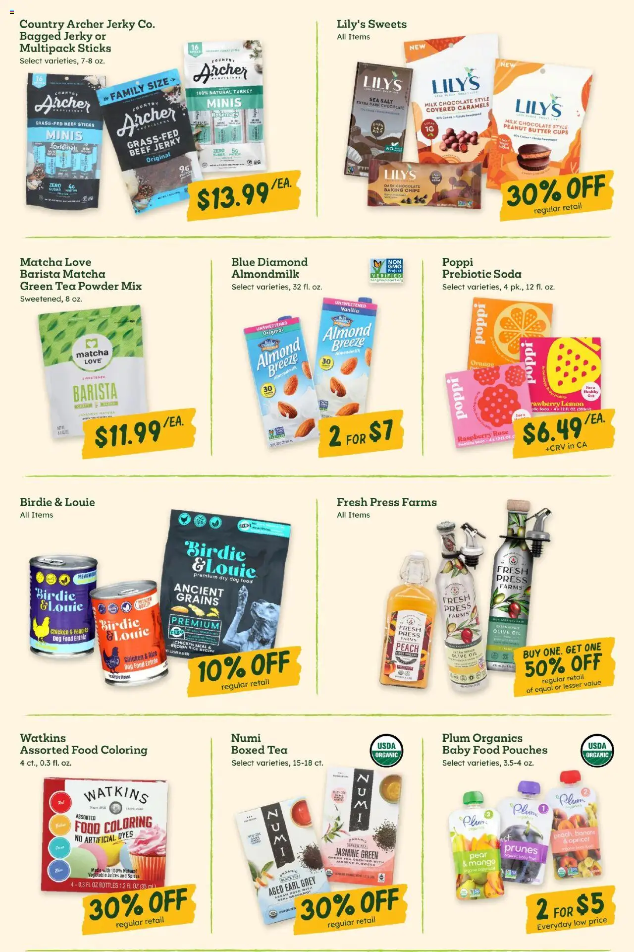 Sprouts Monthly Ad - valid from 24.09.2025 | Page: 11 | Products: Press, Milk, Rice, Pear