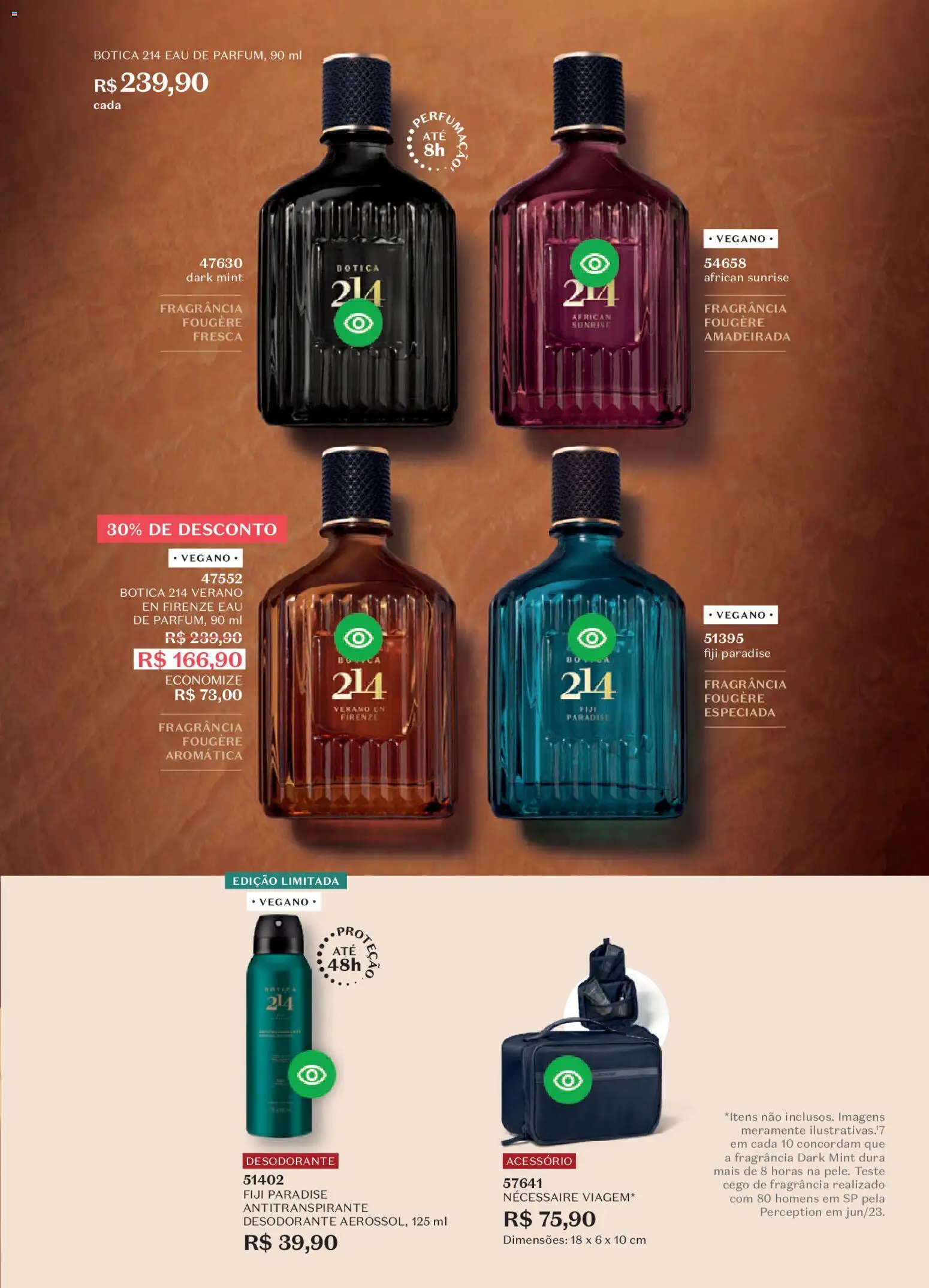 O Boticário Folheto - válido de 26.12.2025 | Página: 76 | Produtos: Fragrância, Desodorante, Necessaire