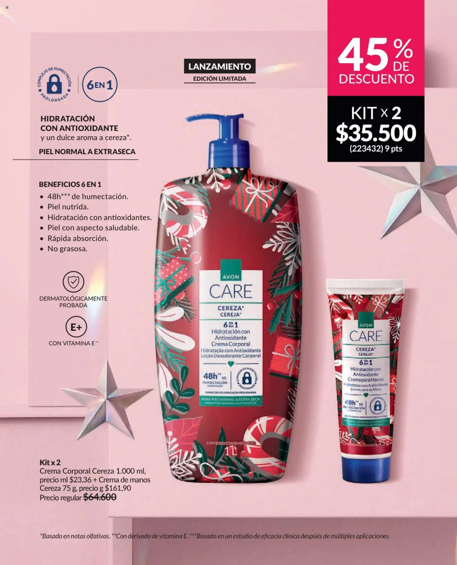 Avon revista - valida desde el 17.11.2025 | Página: 34 | Productos: Crema, Crema de manos, Desodorante