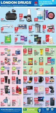 Preview of London Drugs weekly flyer / circulaire from shop London Drugs valid from 31.10.2025