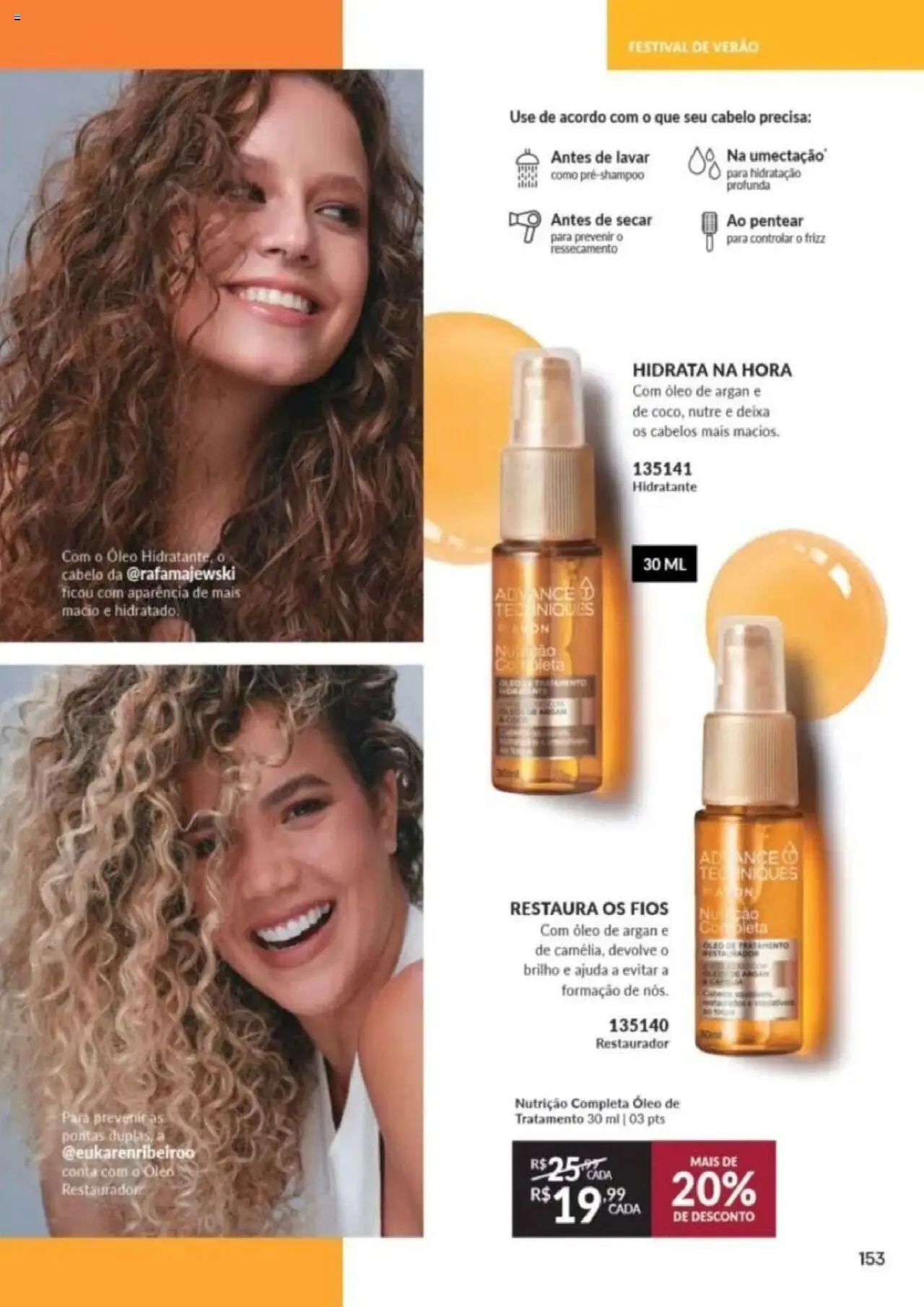 Avon Folheto - válido de 26.09.2025 | Página: 153 | Produtos: Óleo