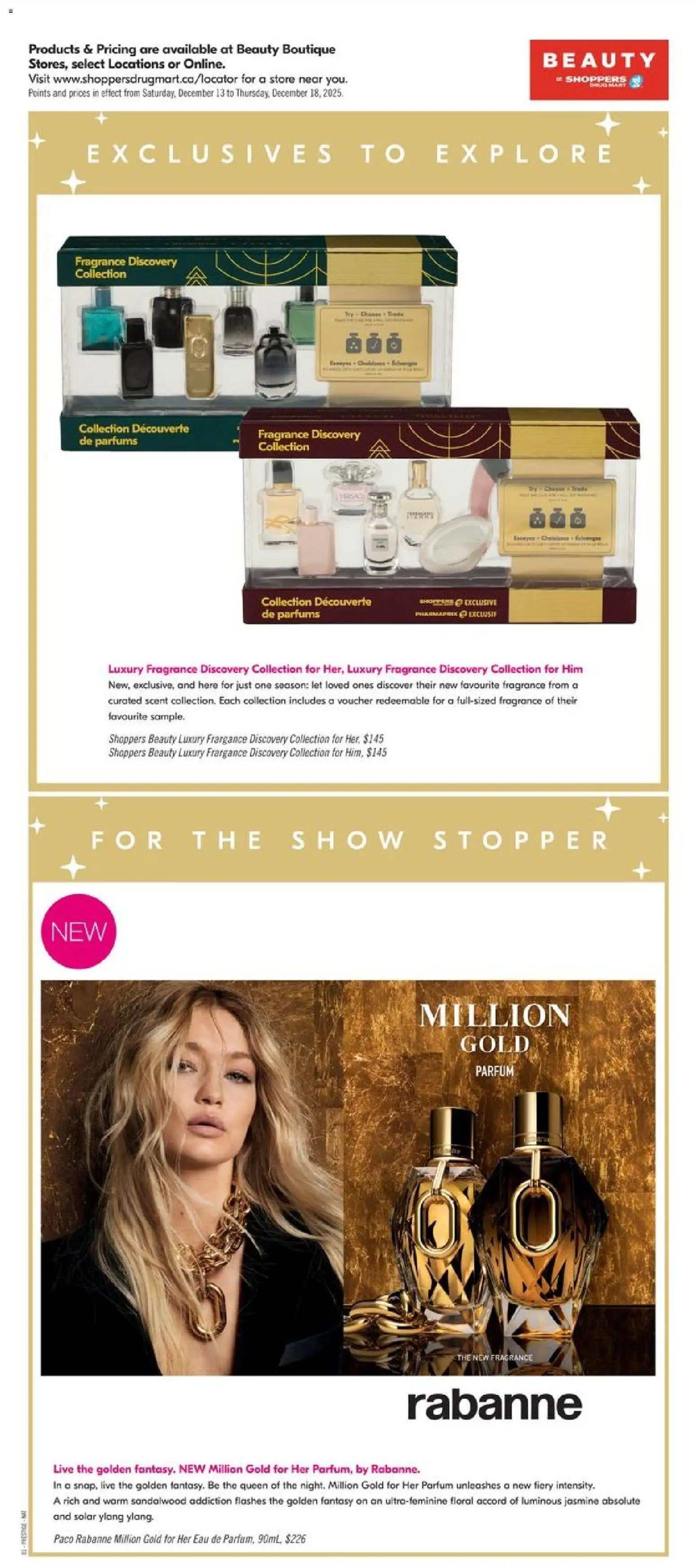 Shoppers flyer valid from 12.12.2025 | Page: 11 | Products: Fragrance