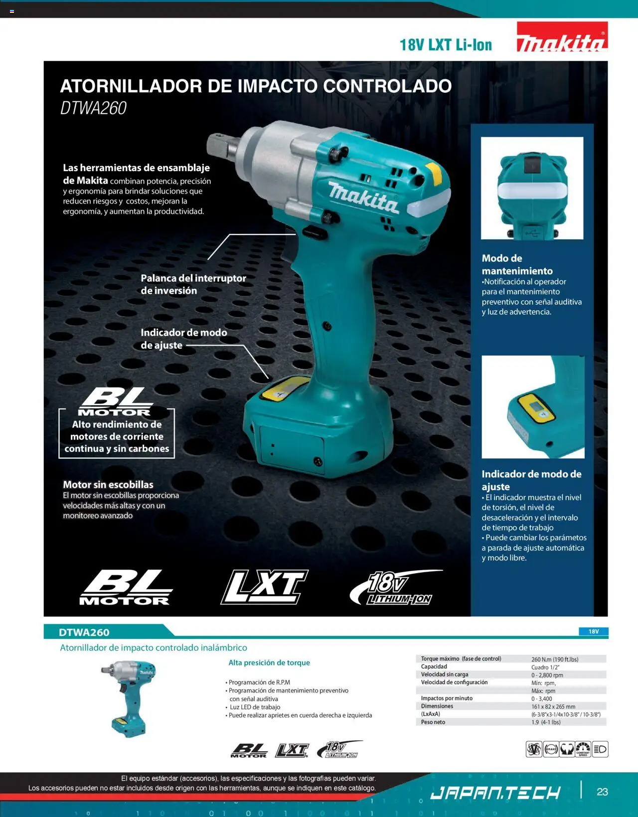 Nuevas ofertas de Makita válidas en toda la República Mexicana desde el 07.10.2024. ¡Encuentra las mejores ofertas en Makita catálogo Líneas de Ensamble! | Página: 23 | Productos: Cuerda, Cuadro