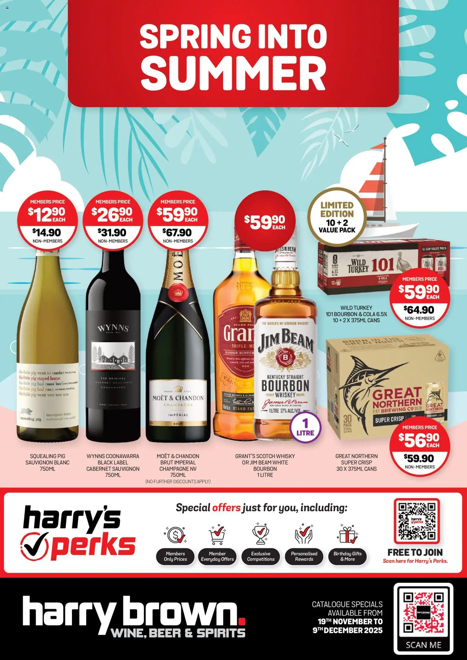 Harry Brown catalogue - valid from 19.11.2025 | Page: 1 | Products: Beer, Bourbon, Whiskey, Scotch
