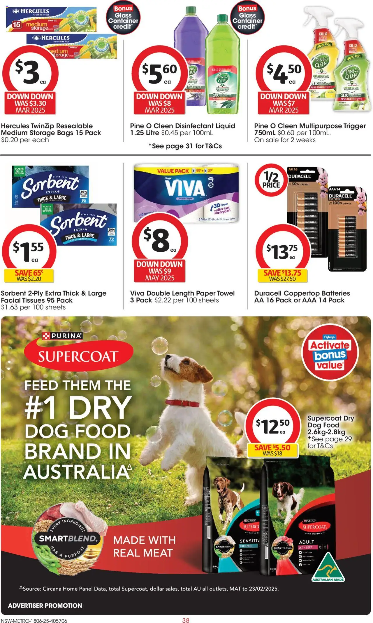 Coles catalogue - valid from 18.06.2025 | Page: 38 | Products: Beef, Meat, Batteries, Tissues