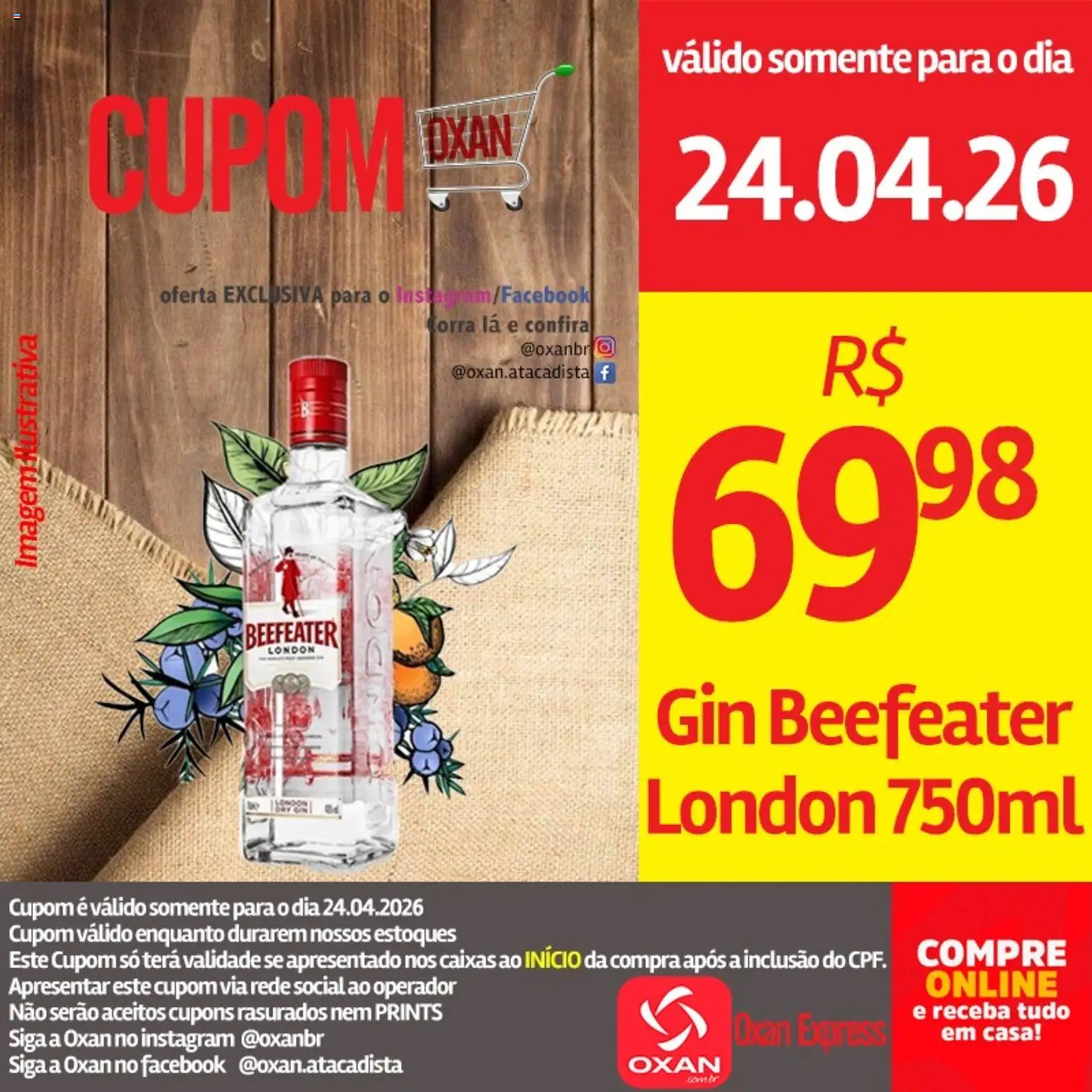 Oxan Atacadista Folheto - válido de 24.04.2026 | Página: 2 | Produtos: Gin