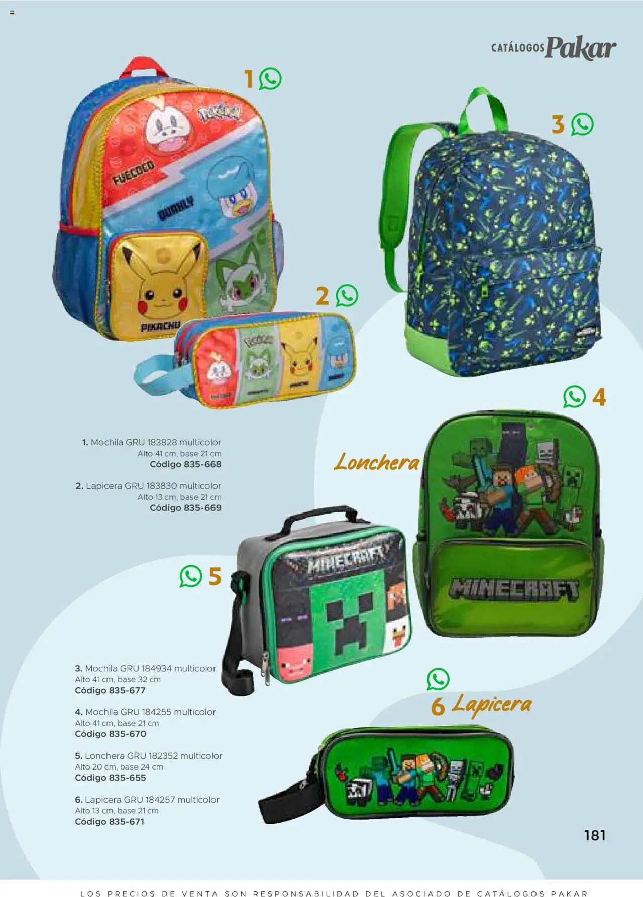Nuevas ofertas de SC Pakar válidas en toda la República Mexicana desde el 24.07.2025. ¡Encuentra las mejores ofertas en SC Pakar Catálogo Ropa y Accesorios! | Página: 181 | Productos: Mochila