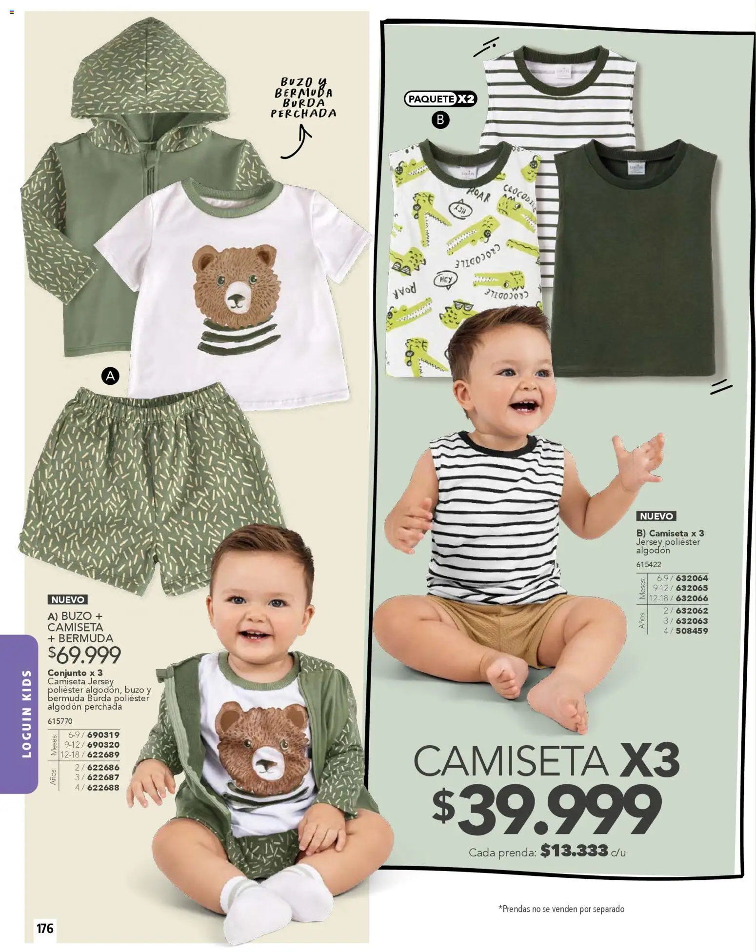 Carmel revista - valida desde el 01.01.2026 | Página: 176 | Productos: Algodón, Bermuda, Buzo, Conjunto