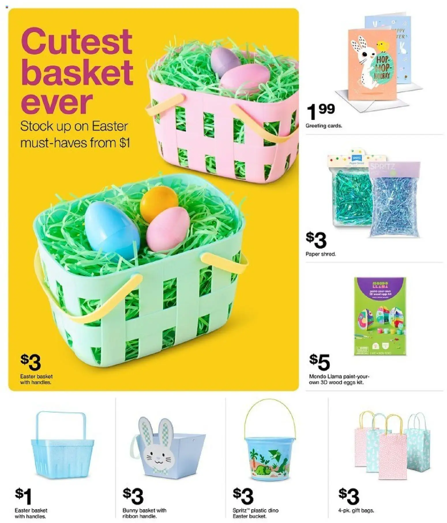 Target Weekly Ad - valid from 22.03.2026 | Page: 10 | Products: Basket, Eggs