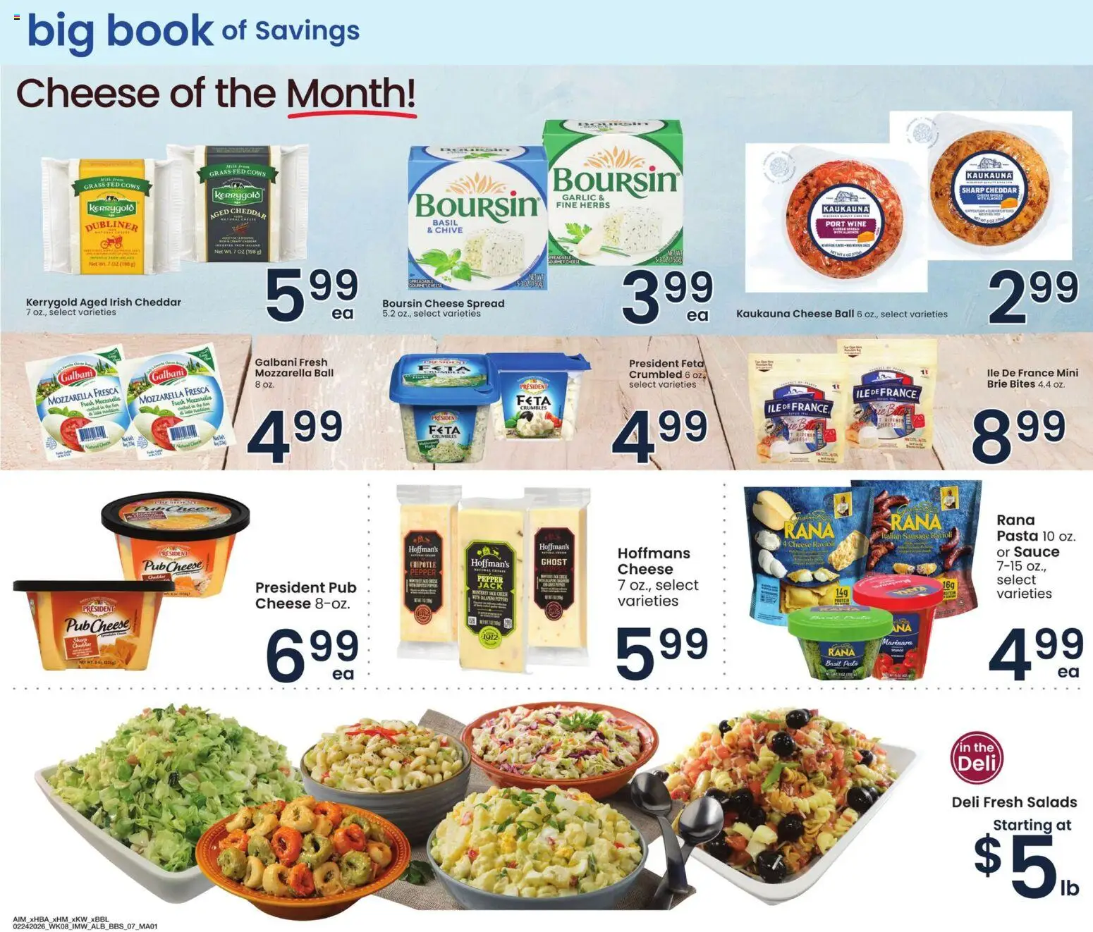 Albertsons Big Book of Savings - valid from 24.02.2026 | Page: 7 | Products: Wine, Pasta, Sausage, Garlic