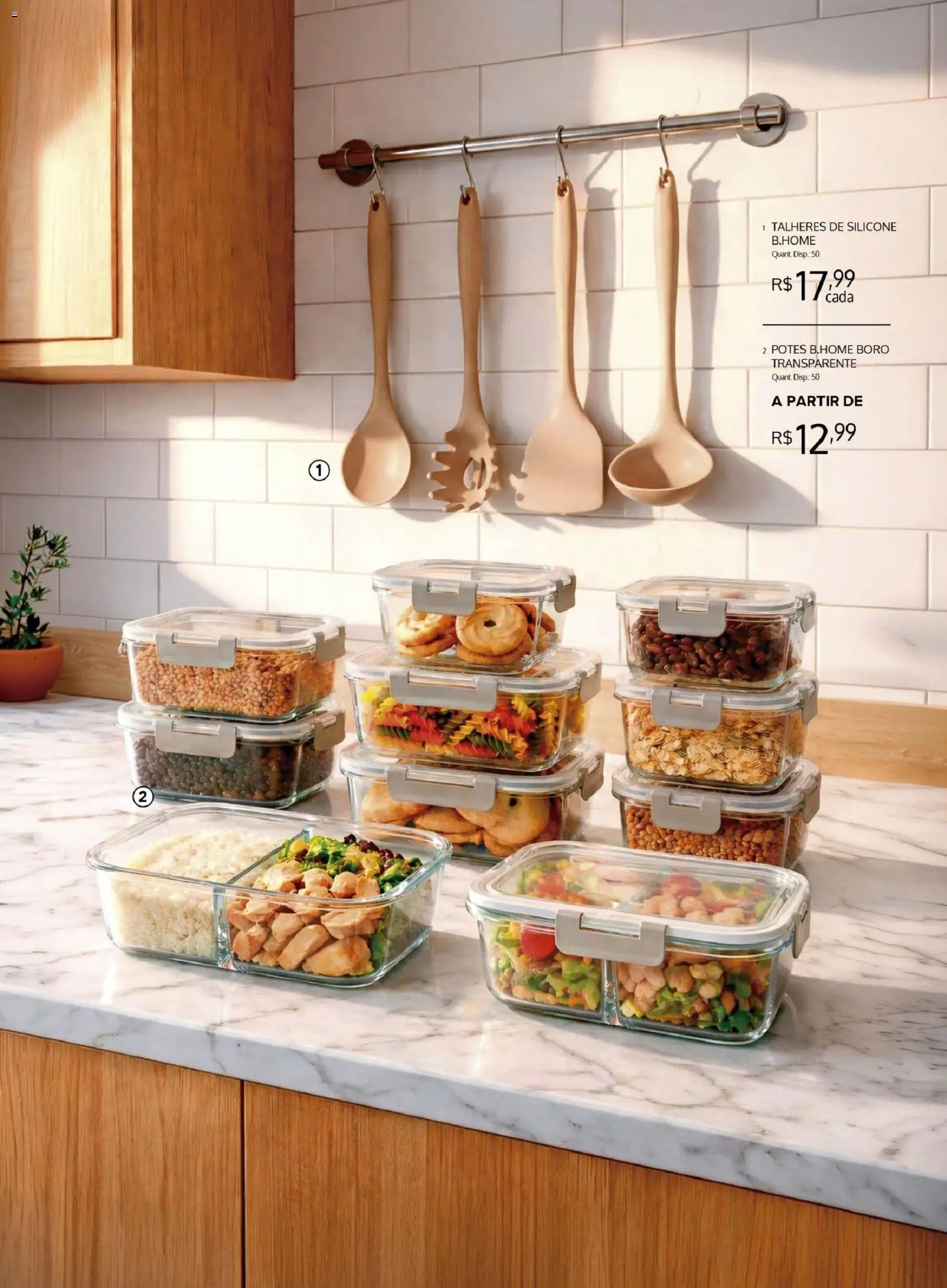 Bistek Supermercados Folheto - válido de 01.04.2026 | Página: 6 | Produtos: Talheres, Potes