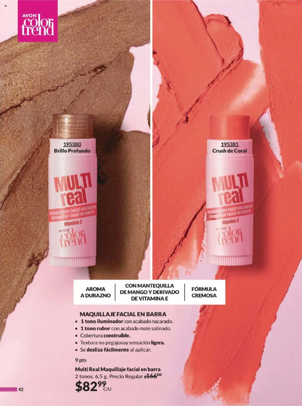 Nuevas ofertas de AVON válidas en toda la República Mexicana desde el 09.08.2025. ¡Encuentra las mejores ofertas en AVON - Campaña 13 2025! | Página: 49 | Productos: Iluminador, Mantequilla, Mango, Barra