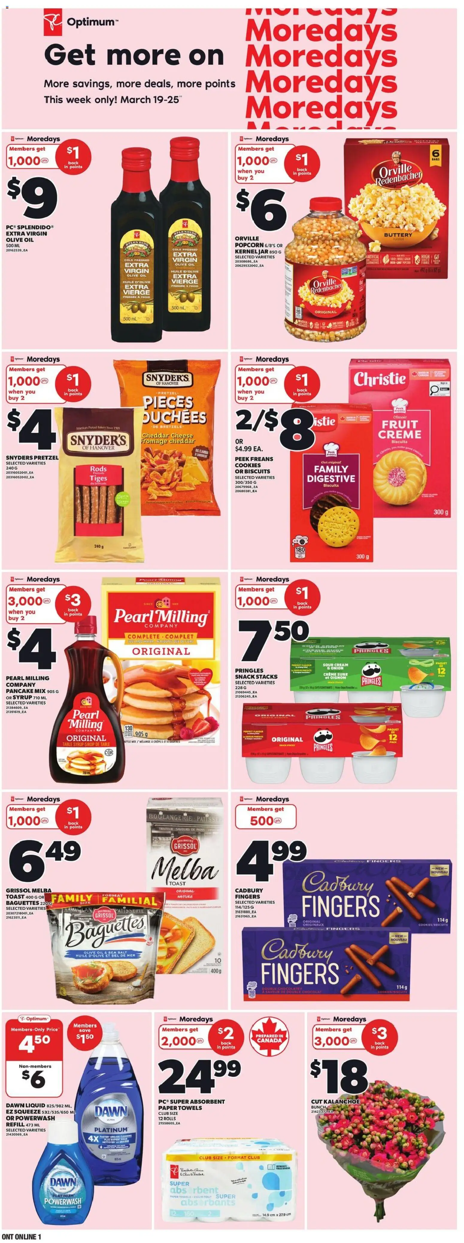 Independent Grocer flyer valid from 19.03.2026 | Page: 8 | Products: Cream, Bakery, Table, Oil