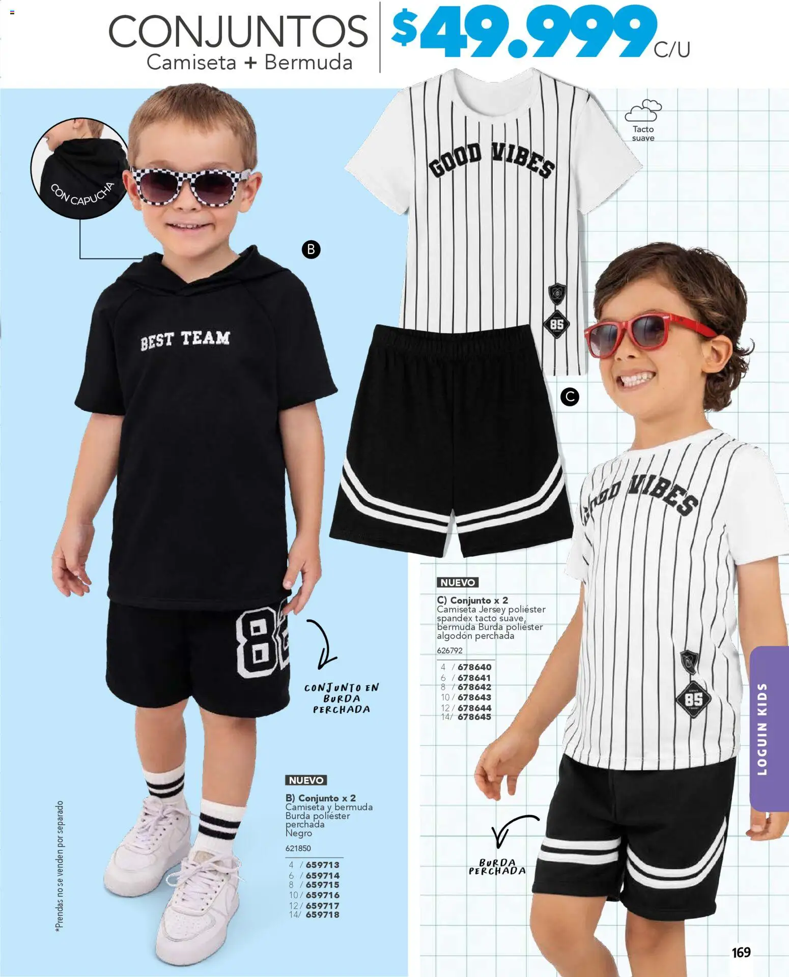 Carmel revista - valida desde el 01.01.2026 | Página: 169 | Productos: Algodón, Bermuda, Camiseta, Conjunto