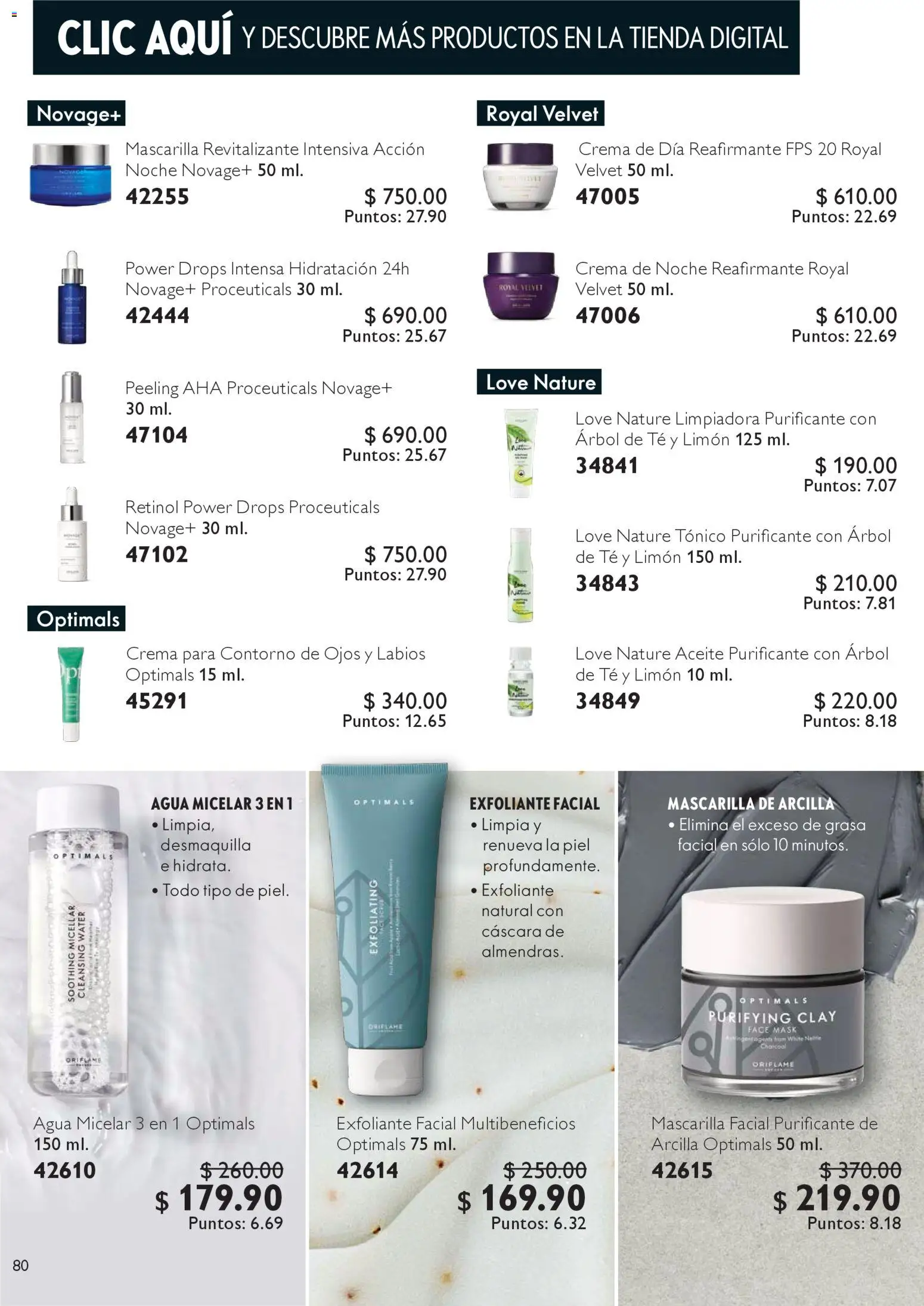 Nuevas ofertas de Oriflame válidas en toda la República Mexicana desde el 06.12.2025. ¡Encuentra las mejores ofertas en Oriflame campaña 12 2025! | Página: 80 | Productos: Contorno, Limón, Mascarilla, Peeling