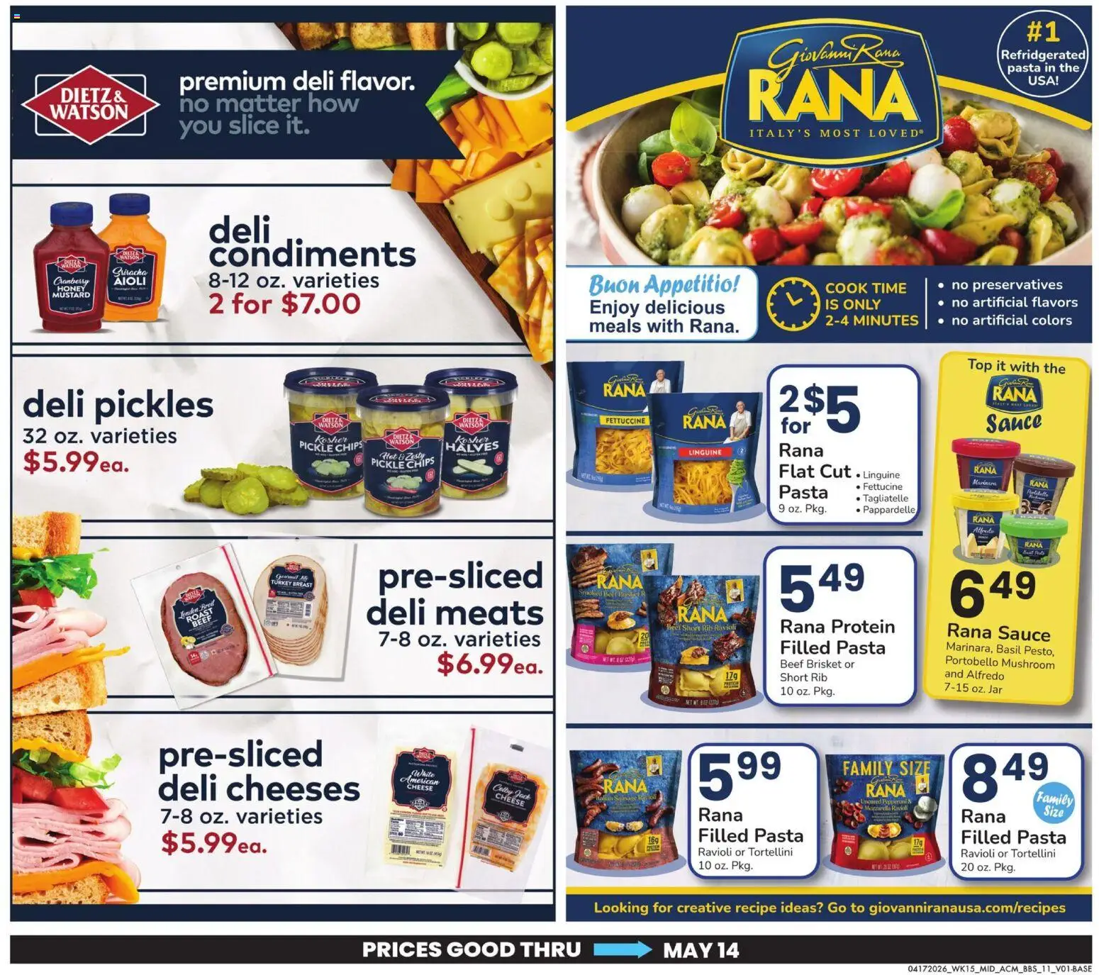 Acme Big Book of Savings - valid from 17.04.2026 | Page: 11 | Products: Cheese, Pasta, Chips, Sauce