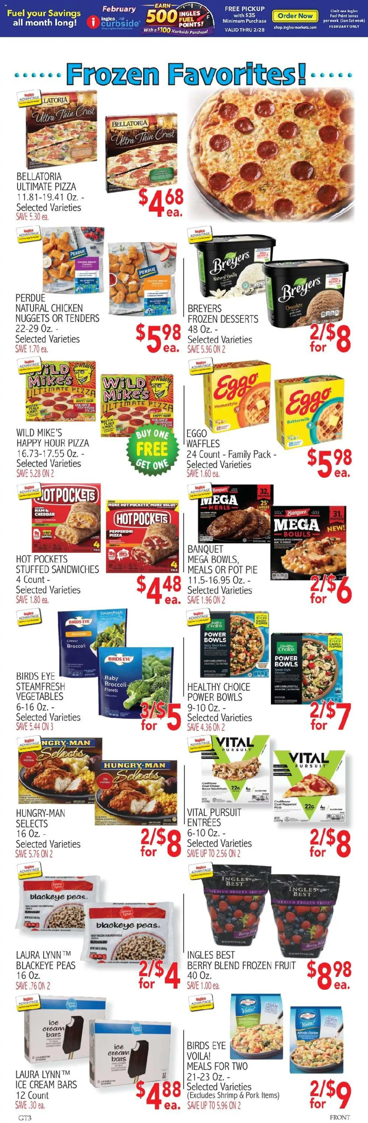 Ingles Weekly Ad - valid from 25.02.2026 | Page: 7 | Products: Eye Cream, Pizza, Pork, Cream