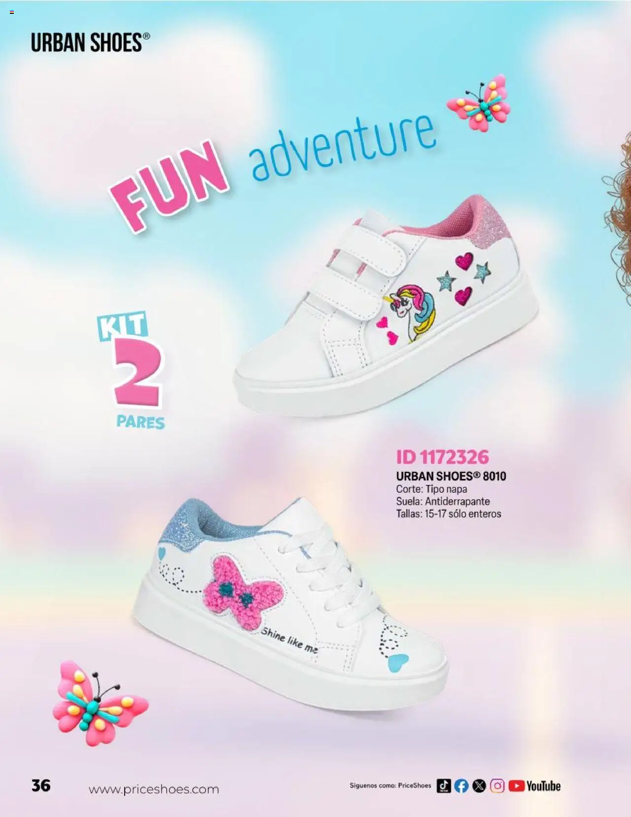 Nuevas ofertas de Price Shoes válidas en toda la República Mexicana desde el 23.04.2025. ¡Encuentra las mejores ofertas en Price Shoes catálogo Kids! | Página: 36