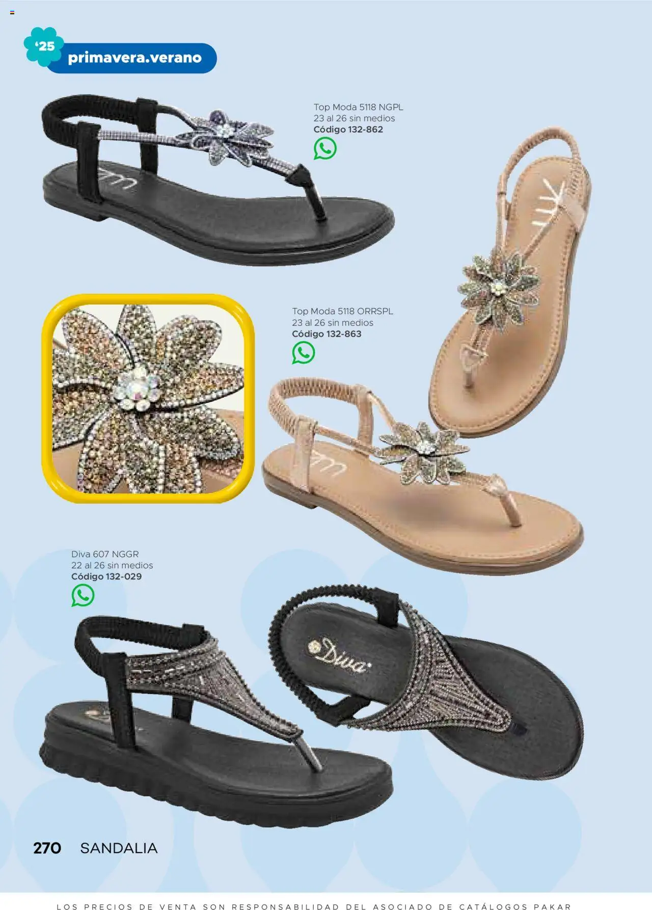 Nuevas ofertas de SC Pakar válidas en toda la República Mexicana desde el 31.01.2025. ¡Encuentra las mejores ofertas en SC Pakar catálogo Primavera Verano! | Página: 270 | Productos: Top