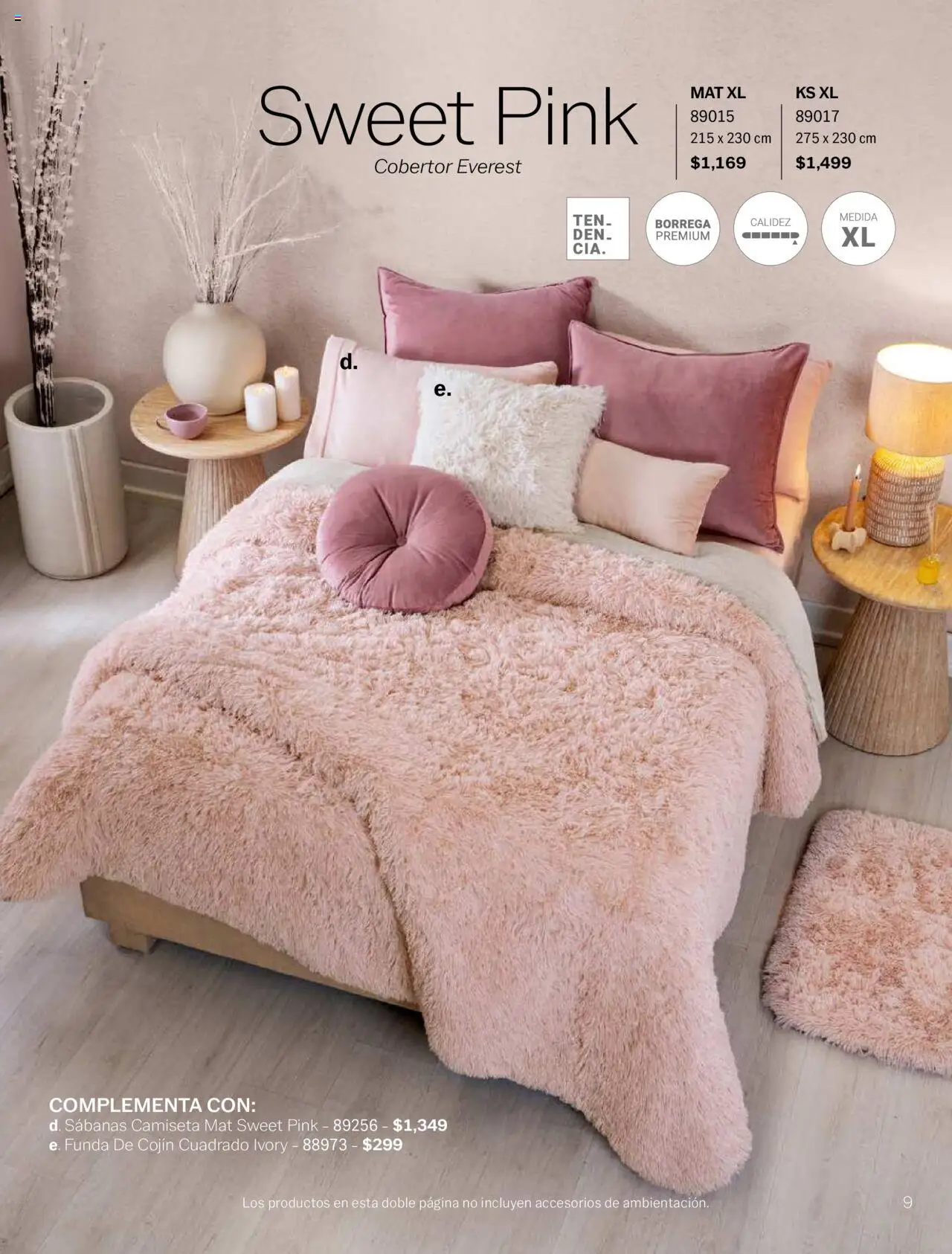 Nuevas ofertas de Vianney válidas en toda la República Mexicana desde el 15.08.2025. ¡Encuentra las mejores ofertas en Vianney - Catálogo Invierno! | Página: 11 | Productos: Cobertor, Funda, Sabanas, Camiseta