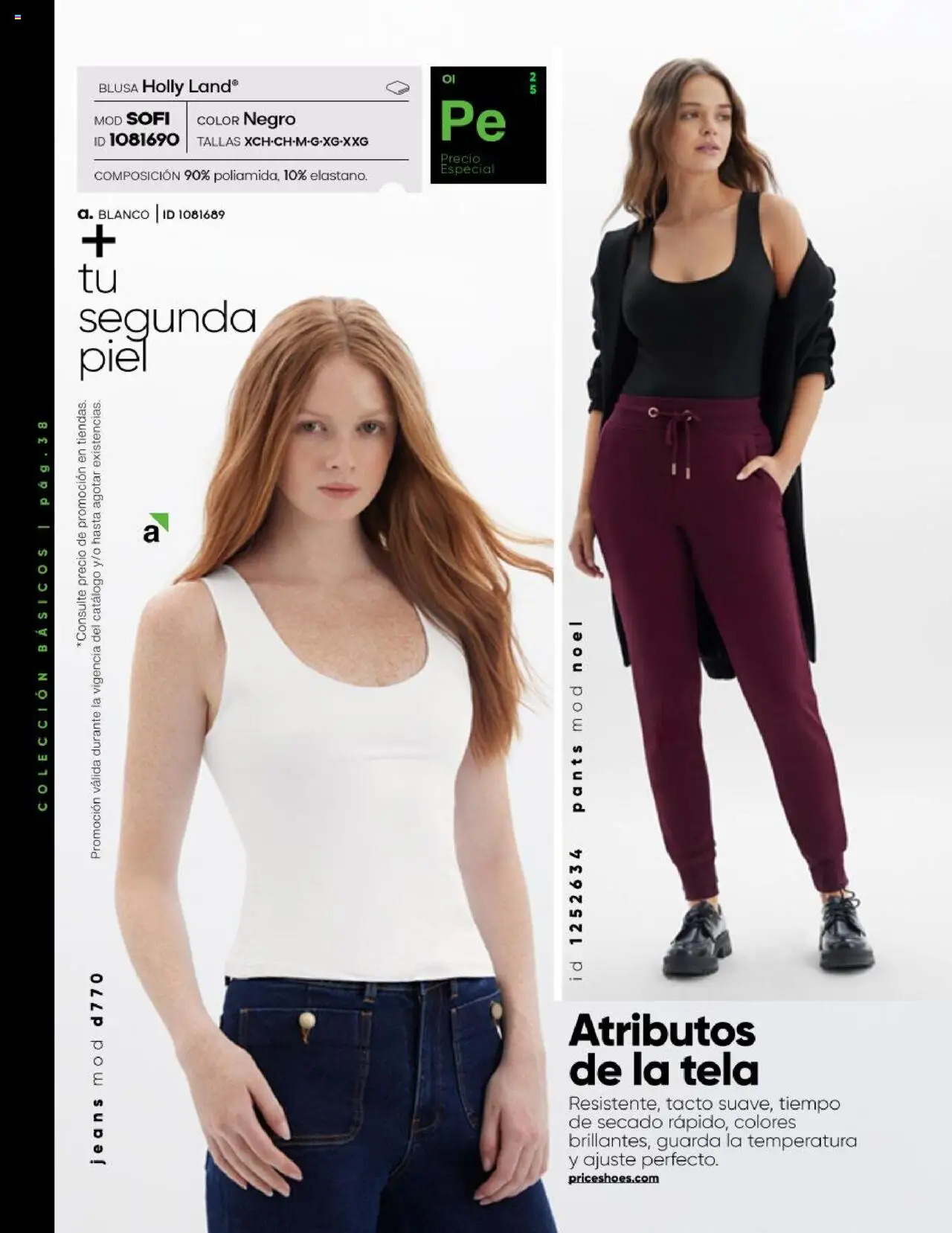 Nuevas ofertas de Price Shoes válidas en toda la República Mexicana desde el 17.07.2025. ¡Encuentra las mejores ofertas en Price Shoes - Catálogo Básicos otoño / invierno 2025! | Página: 40 | Productos: Blusa, Pants