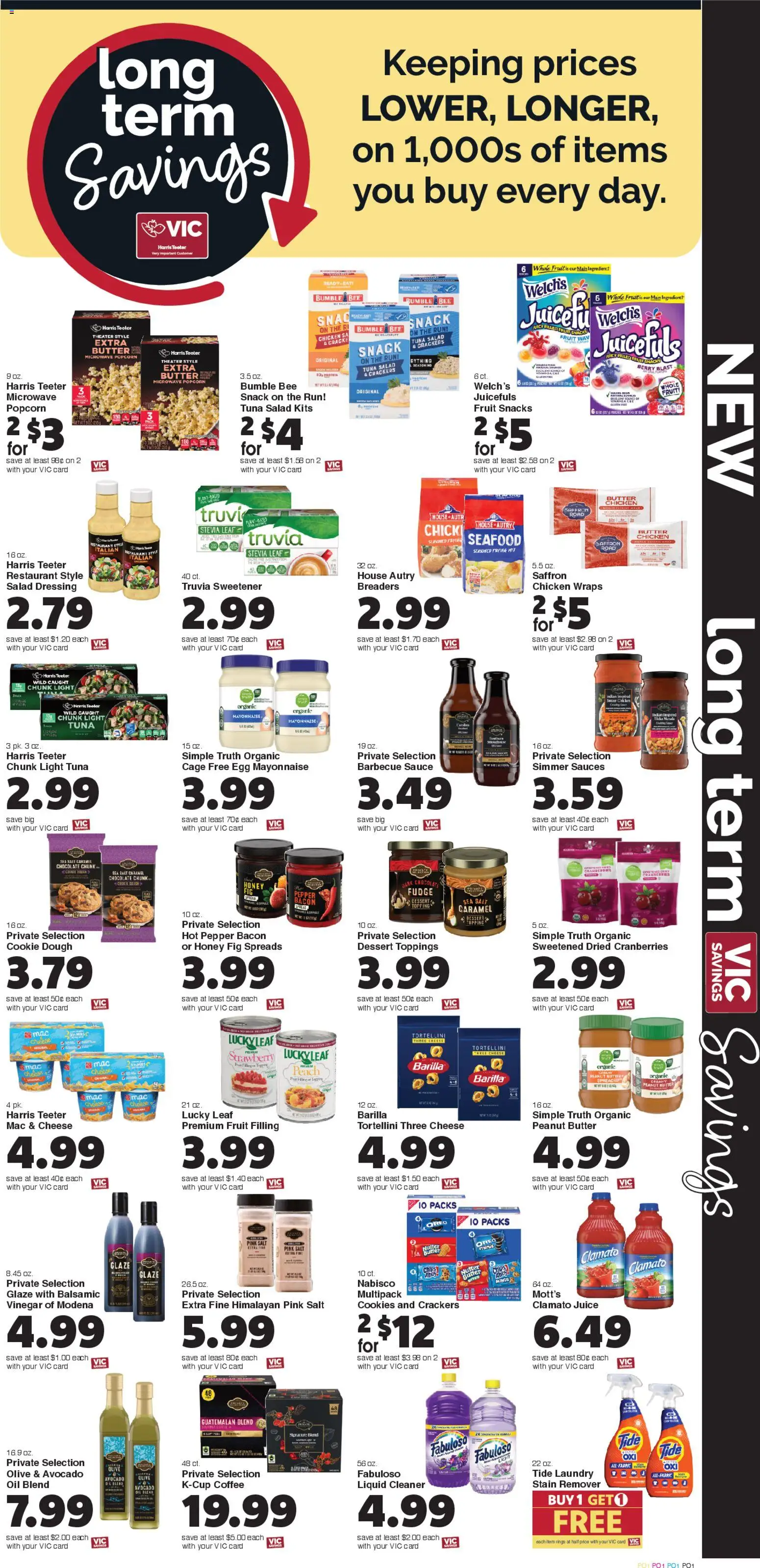 Harris Teeter Weekly Ad - NC - valid from 15.04.2026 | Page: 8 | Products: Oil, Chocolate, Chips, Seafood