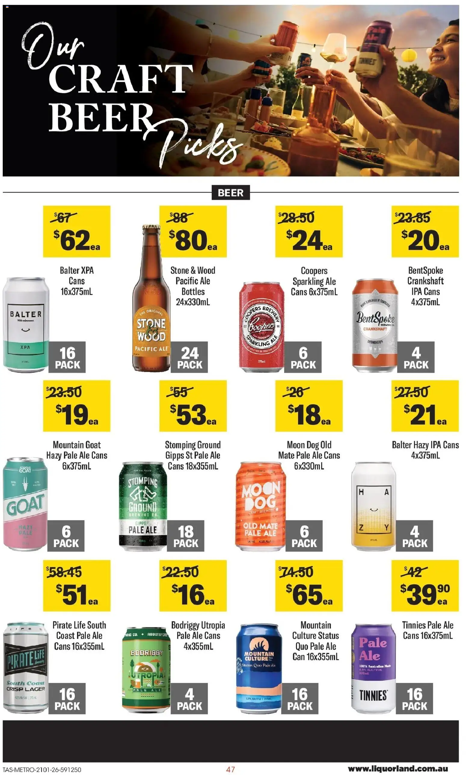 Coles catalogue - valid from 21.01.2026 | Page: 47 | Products: Beer, Wood