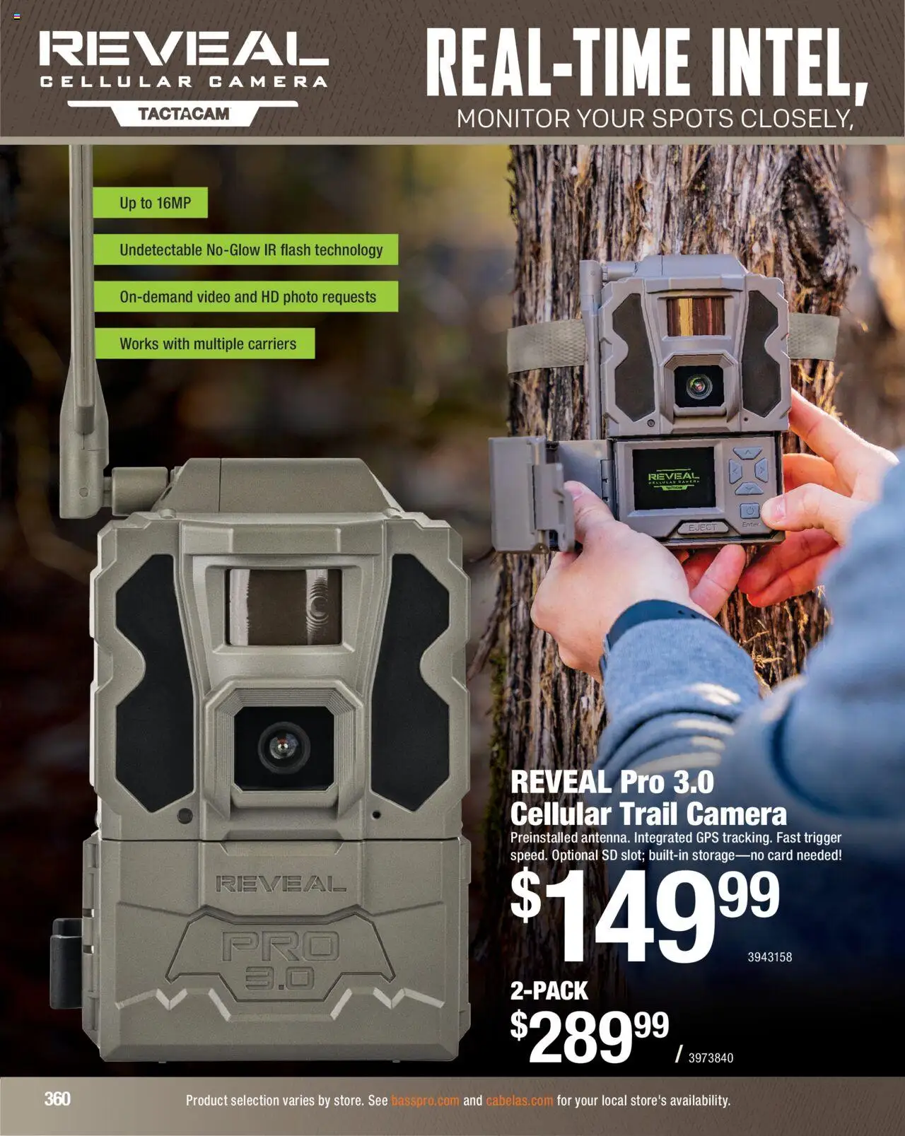Cabela's Hunting Master 25 - valid from 11.08.2025 | Page: 360 | Products: Monitor, Video, Camera, Trail Camera