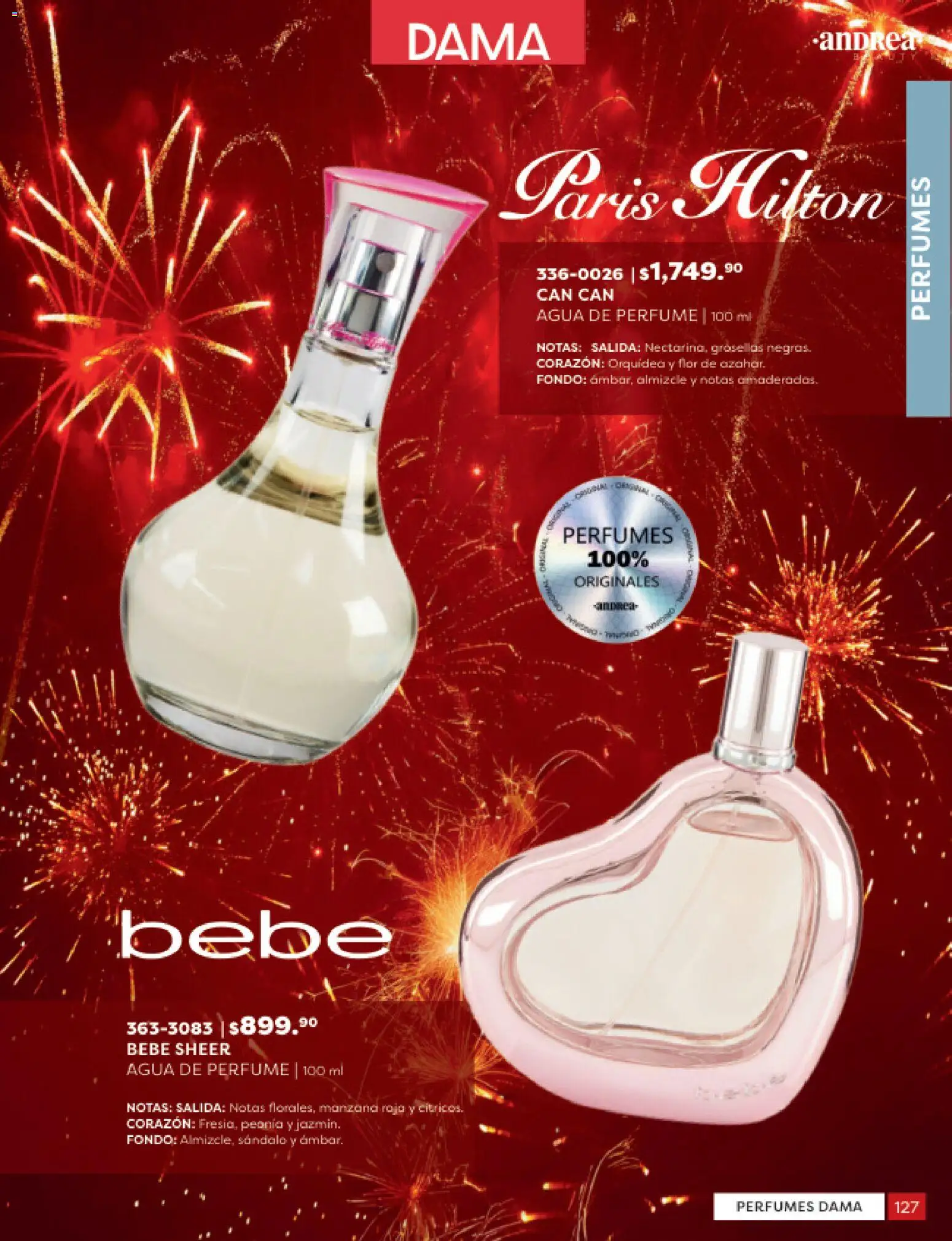 Nuevas ofertas de Andrea válidas en toda la República Mexicana desde el 31.10.2025. ¡Encuentra las mejores ofertas en Andrea catálogo Beauty! | Página: 127 | Productos: Manzana, Agua, Perfume