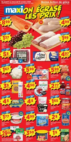 Preview of Maxi weekly flyer / circulaire from shop Maxi valid from 09.10.2025