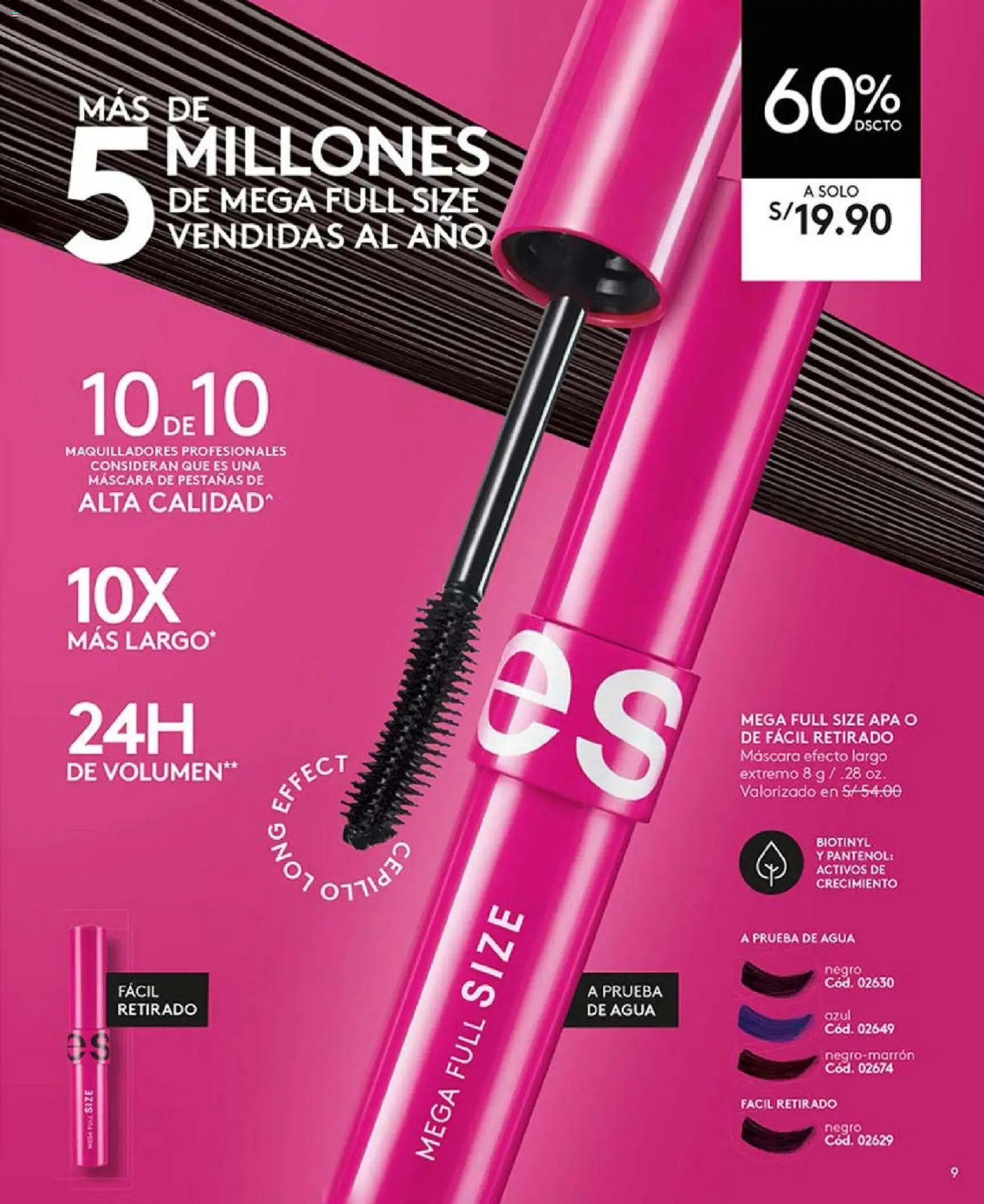 Catálogo Ésika válido desde 27.12.2025 | Página: 9 | Productos: Máscara, Mesa