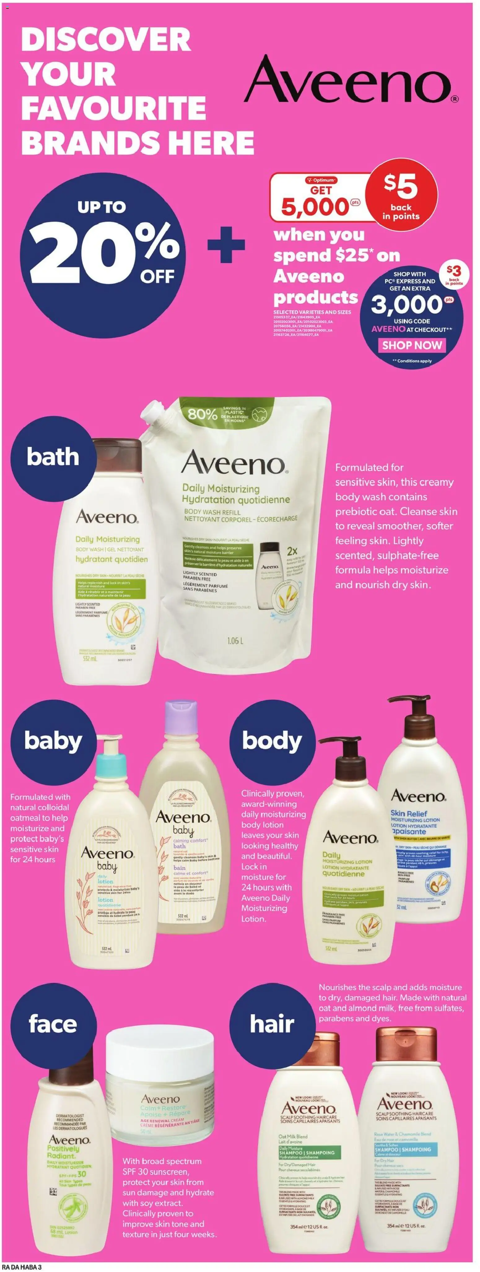 Atlantic Superstore flyer valid from 01.01.2026 | Page: 21 | Products: Cream, Fragrance, Bath, Butter