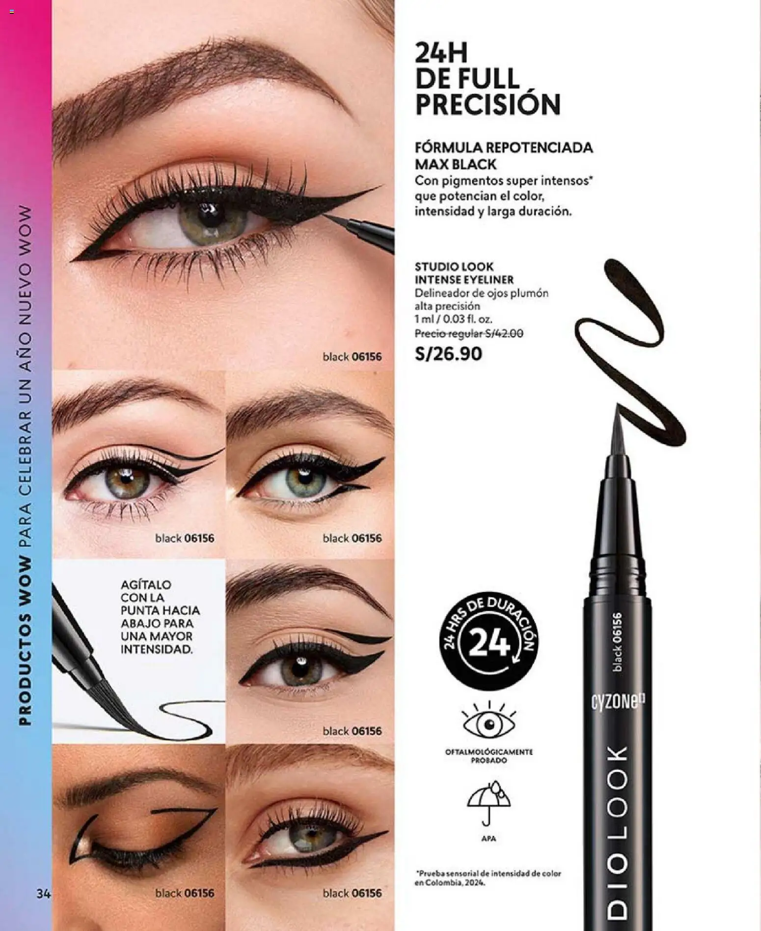 Catálogo CyZone válido desde 18.12.2025 | Página: 34 | Productos: Delineador de ojos, Delineador