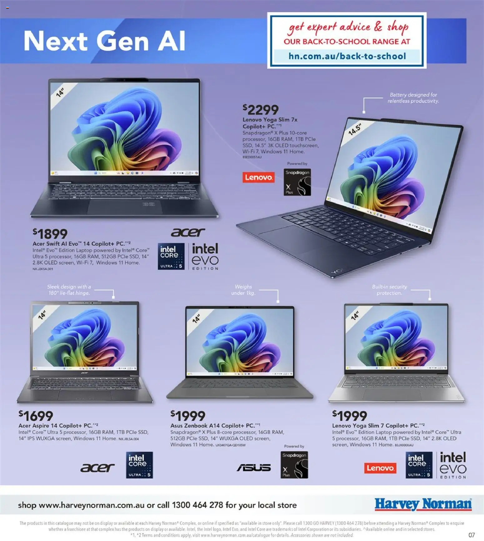 Harvey Norman catalogue - valid from 08.12.2025 | Page: 7 | Products: Battery, Accessories, Pc, Laptop