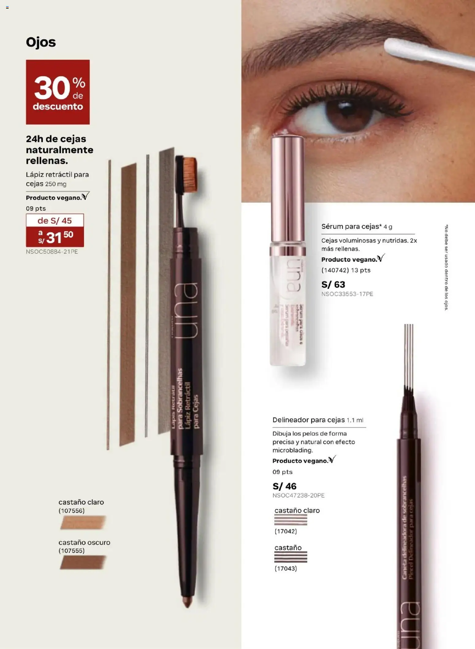 Catálogo Natura válido desde 20.02.2026 | Página: 56 | Productos: Delineador, Pincel