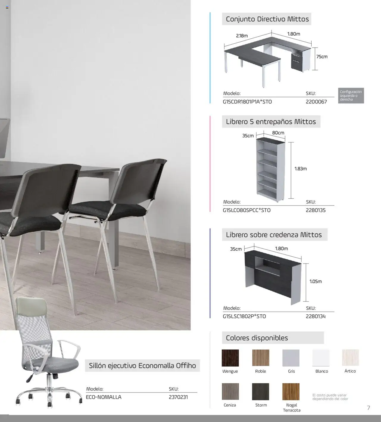 Nuevas ofertas de Ofix válidas en toda la República Mexicana desde el 17.08.2025. ¡Encuentra las mejores ofertas en Ofix - Catálogo Espacios! | Página: 7 | Productos: Sillón, Conjunto, Sobre