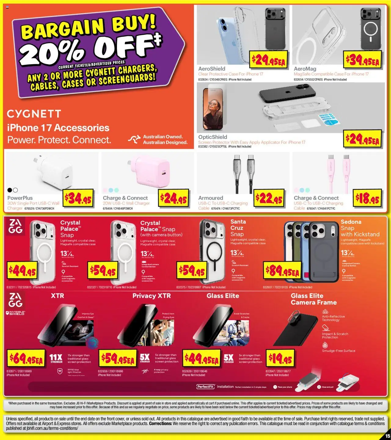 JB Hi-Fi catalogue - valid from 12.09.2025 | Page: 15 | Products: Accessories, Date, Cable, Screen