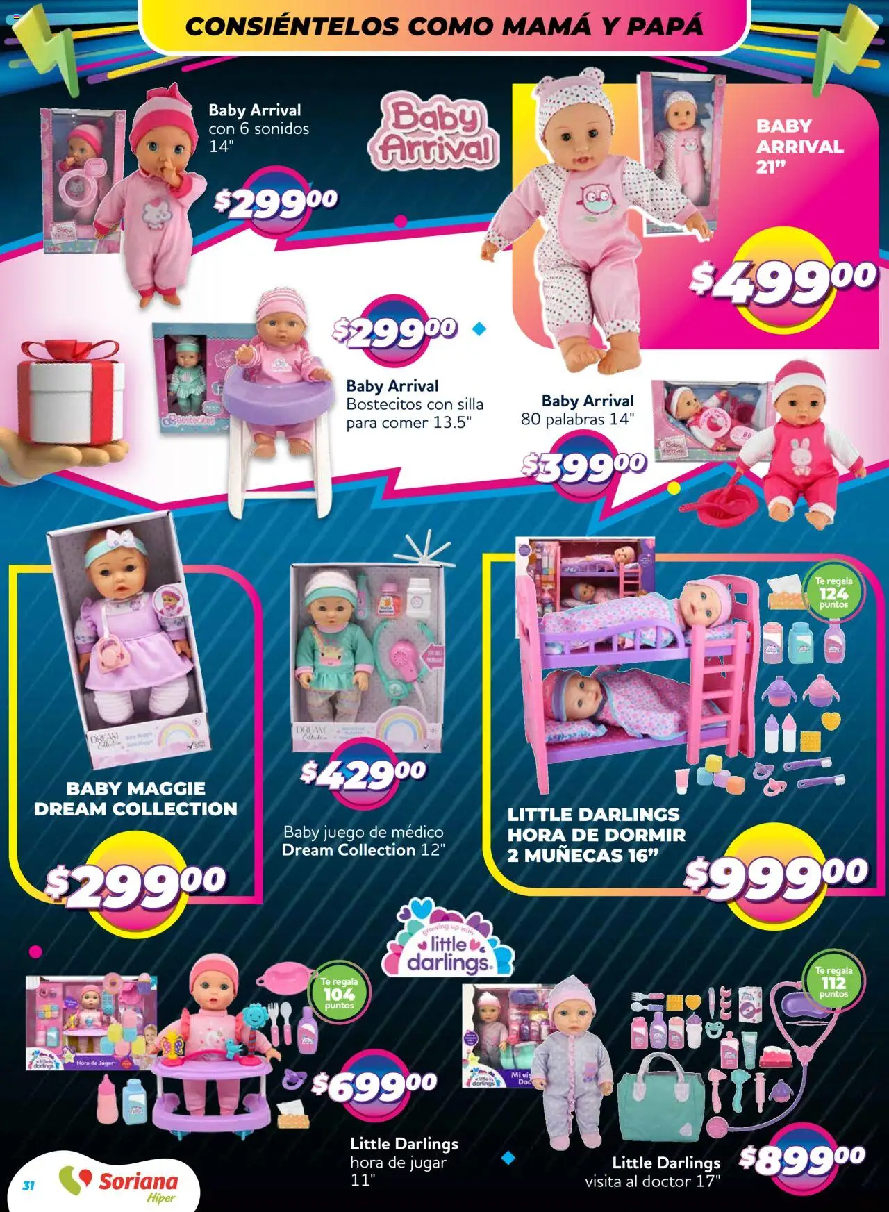 Nuevas ofertas de Soriana válidas en toda la República Mexicana desde el 09.10.2025. ¡Encuentra las mejores ofertas en Soriana - Reino de los Juguetes Súper Nacional! | Página: 31 | Productos: Papa, Silla, Juego, Té