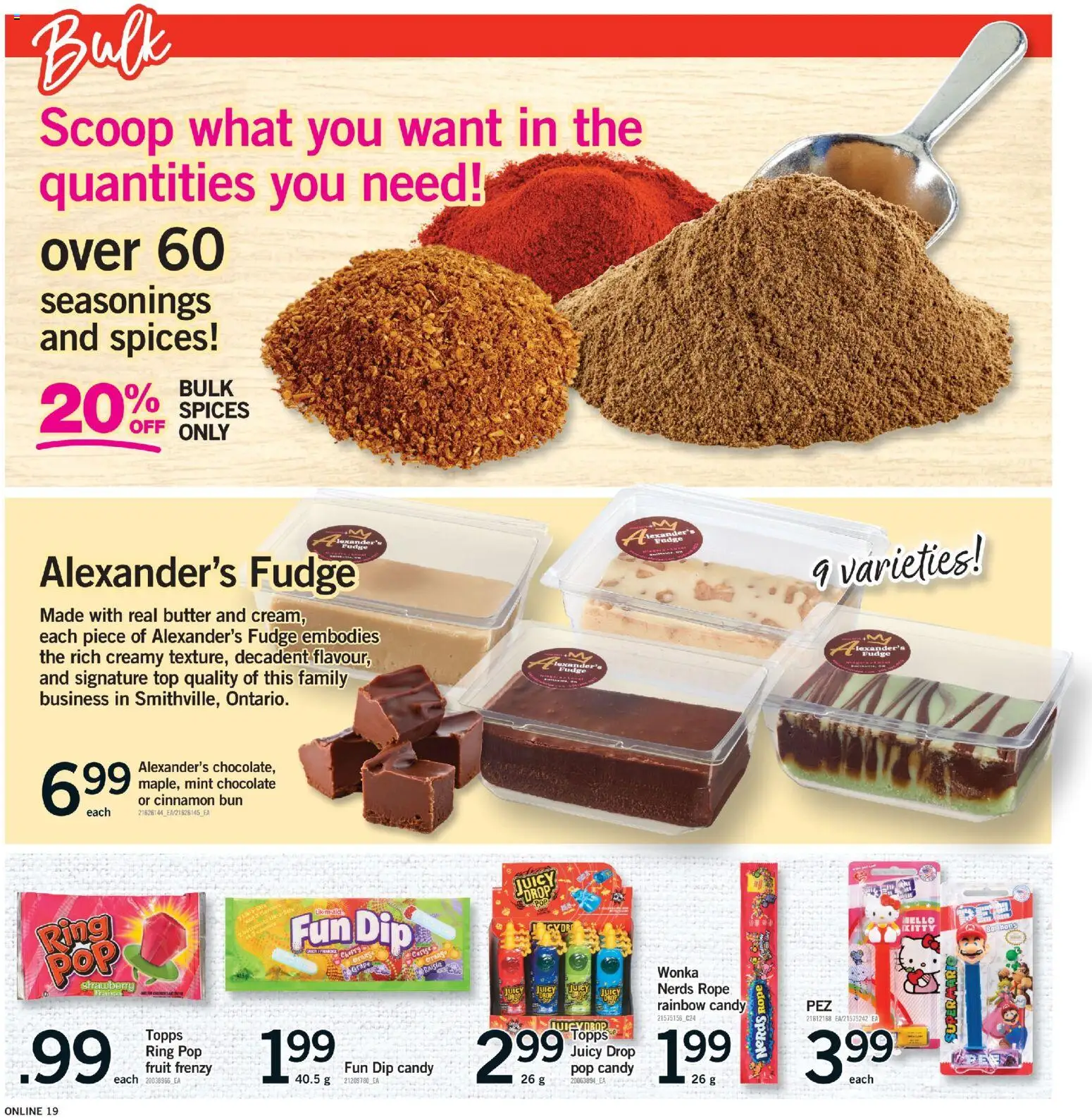 Fortinos flyer valid from 16.04.2026 | Page: 19 | Products: Butter, Chocolate