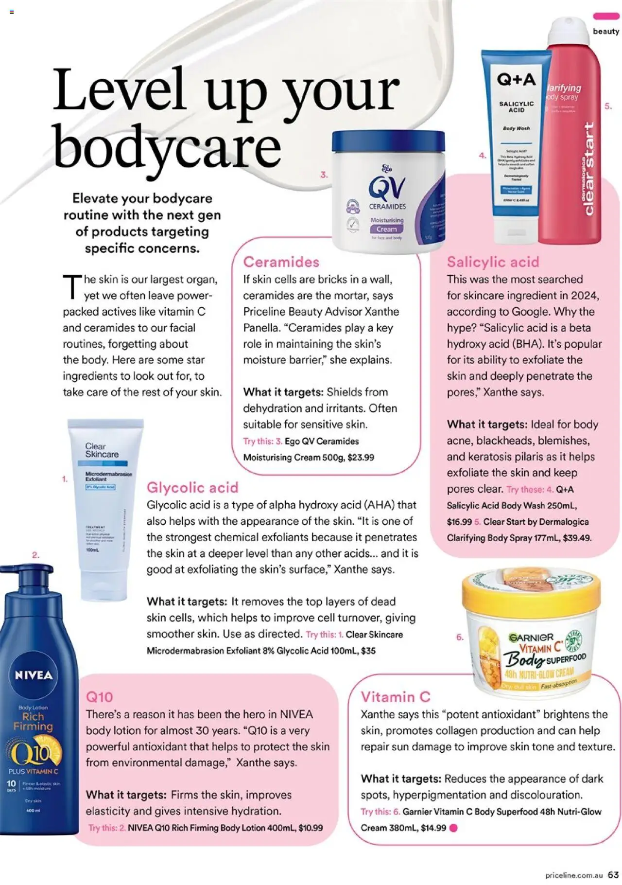 Priceline Pharmacy catalogue - valid from 20.02.2025 | Page: 63 | Products: Lotion, Cream, Body lotion, Collagen