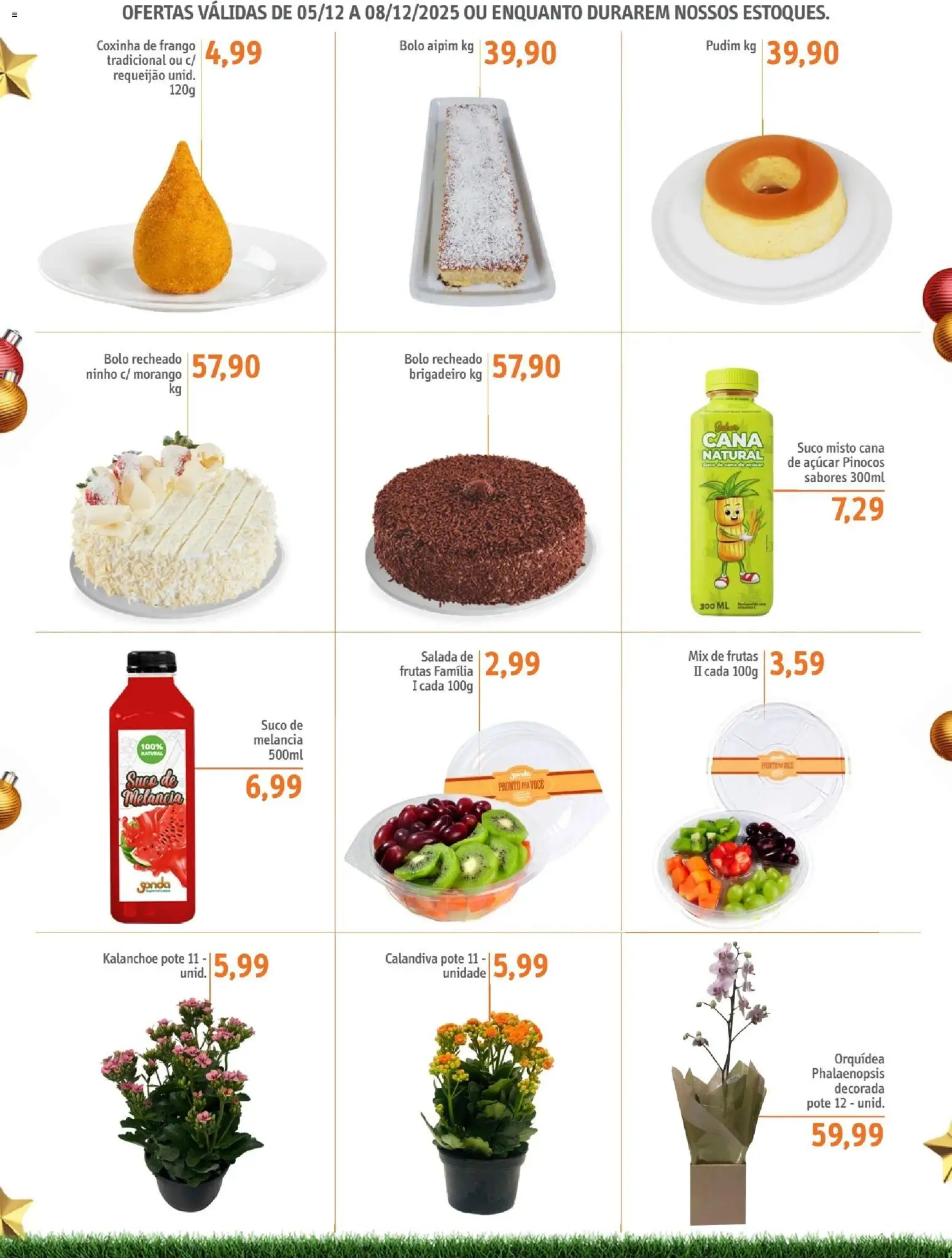 Sonda Folheto - válido de 05.12.2025 | Página: 5 | Produtos: Aipim, Suco, Salada, Frango