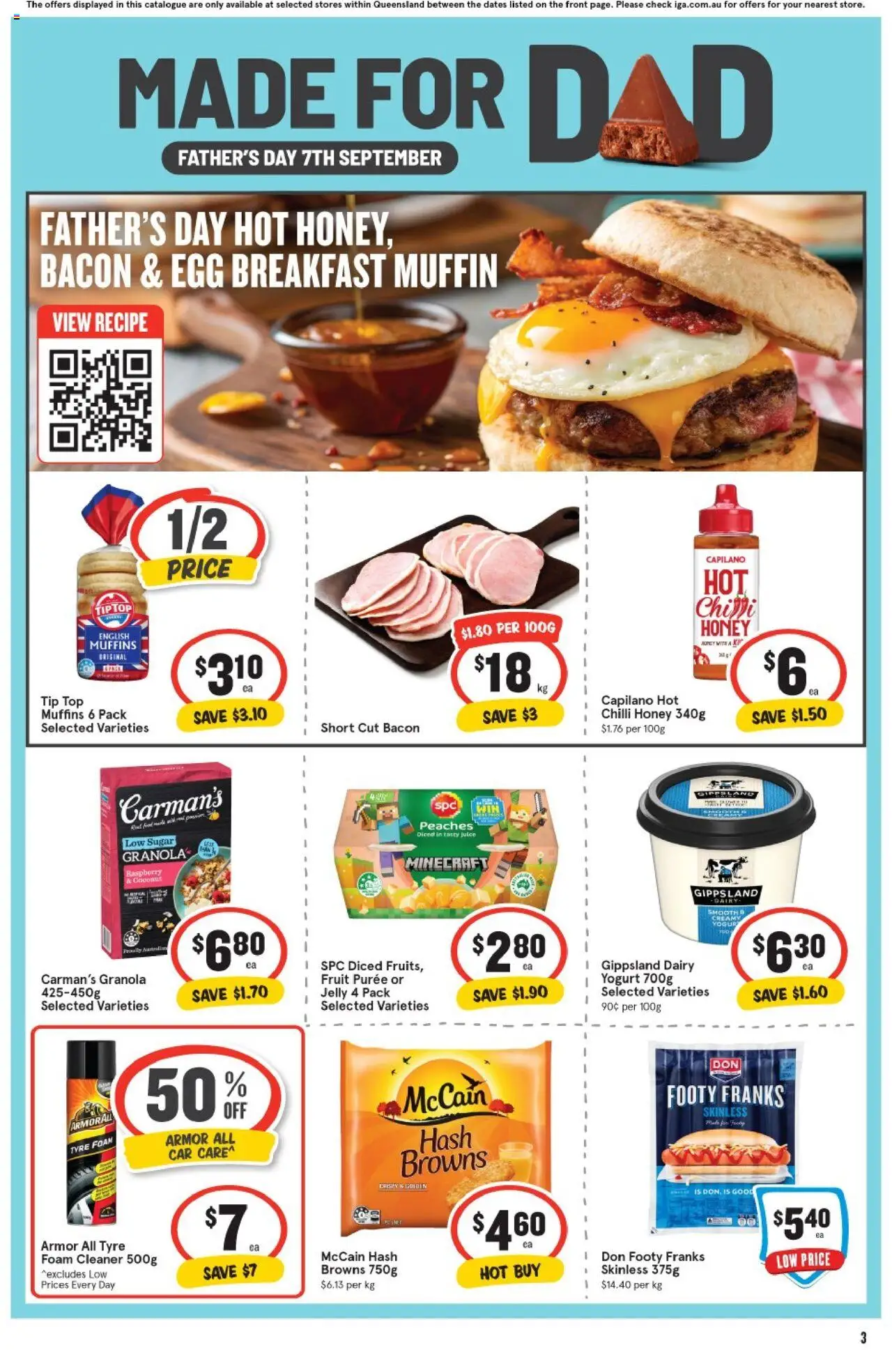 IGA catalogue - valid from 03.09.2025 | Page: 3 | Products: Box, Chocolate, Beer, Socks