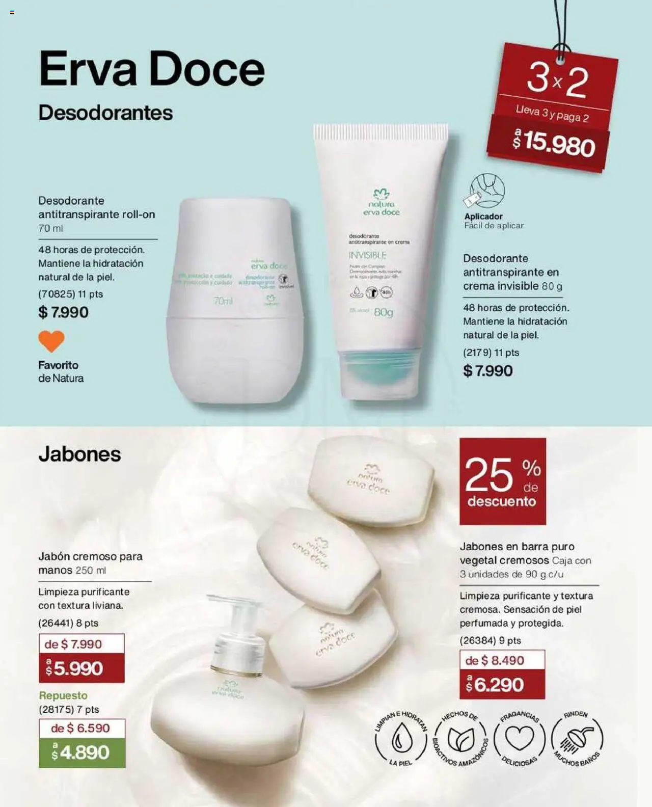 Natura catálogo │ válido desde el 27.06.2025 | Página: 118 | Productos: Atún, Desodorante, Antitranspirante, Crema