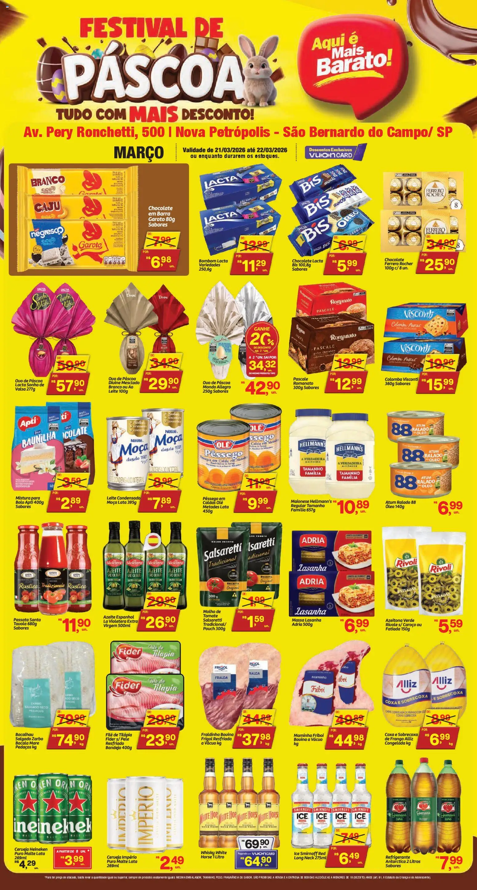 Fort Atacadista Folheto - válido de 21.03.2026 | Página: 1 | Produtos: Fragrância, Guaraná, Lasanha, Azeite