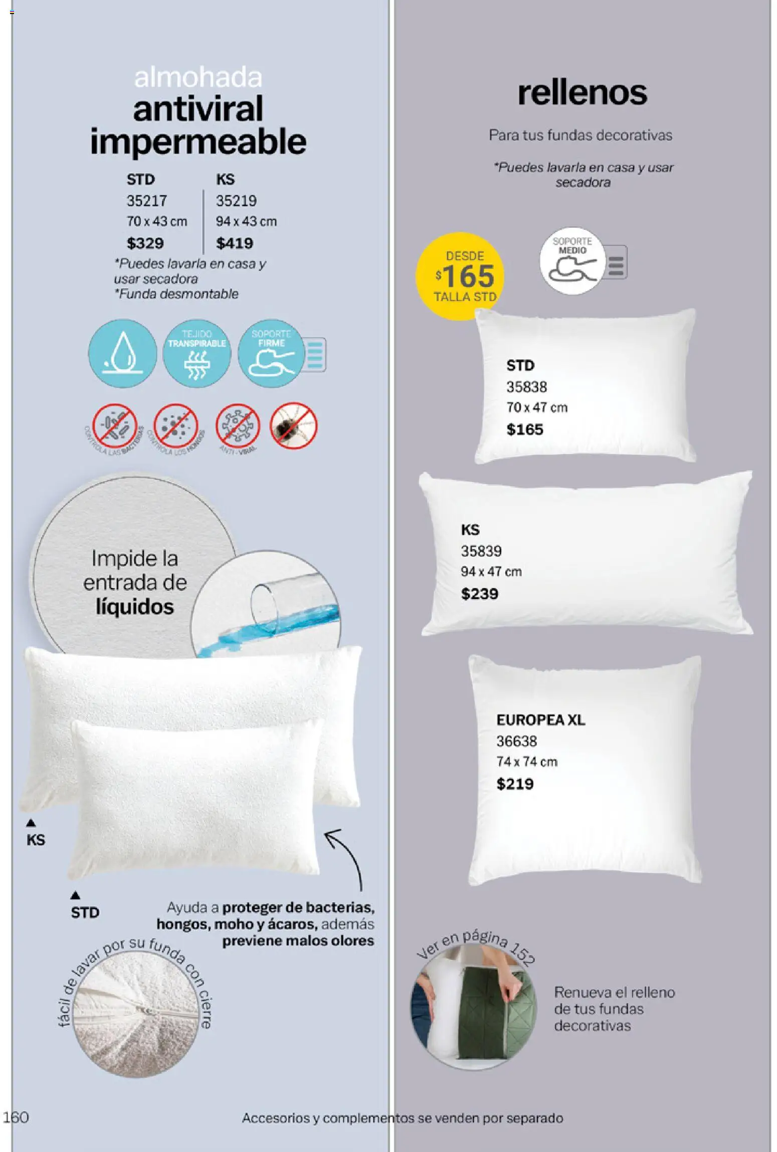 Nuevas ofertas de Vianney válidas en toda la República Mexicana desde el 06.03.2026. ¡Encuentra las mejores ofertas en Vianney catálogo Tu hogar, nuestra pasión! | Página: 162 | Productos: Secadora, Almohada