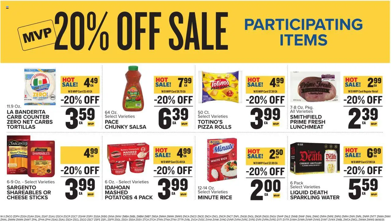 Food Lion Weekly Ad - valid from 06.08.2025 | Page: 11 | Products: Cheese, Pizza, Rice, Water