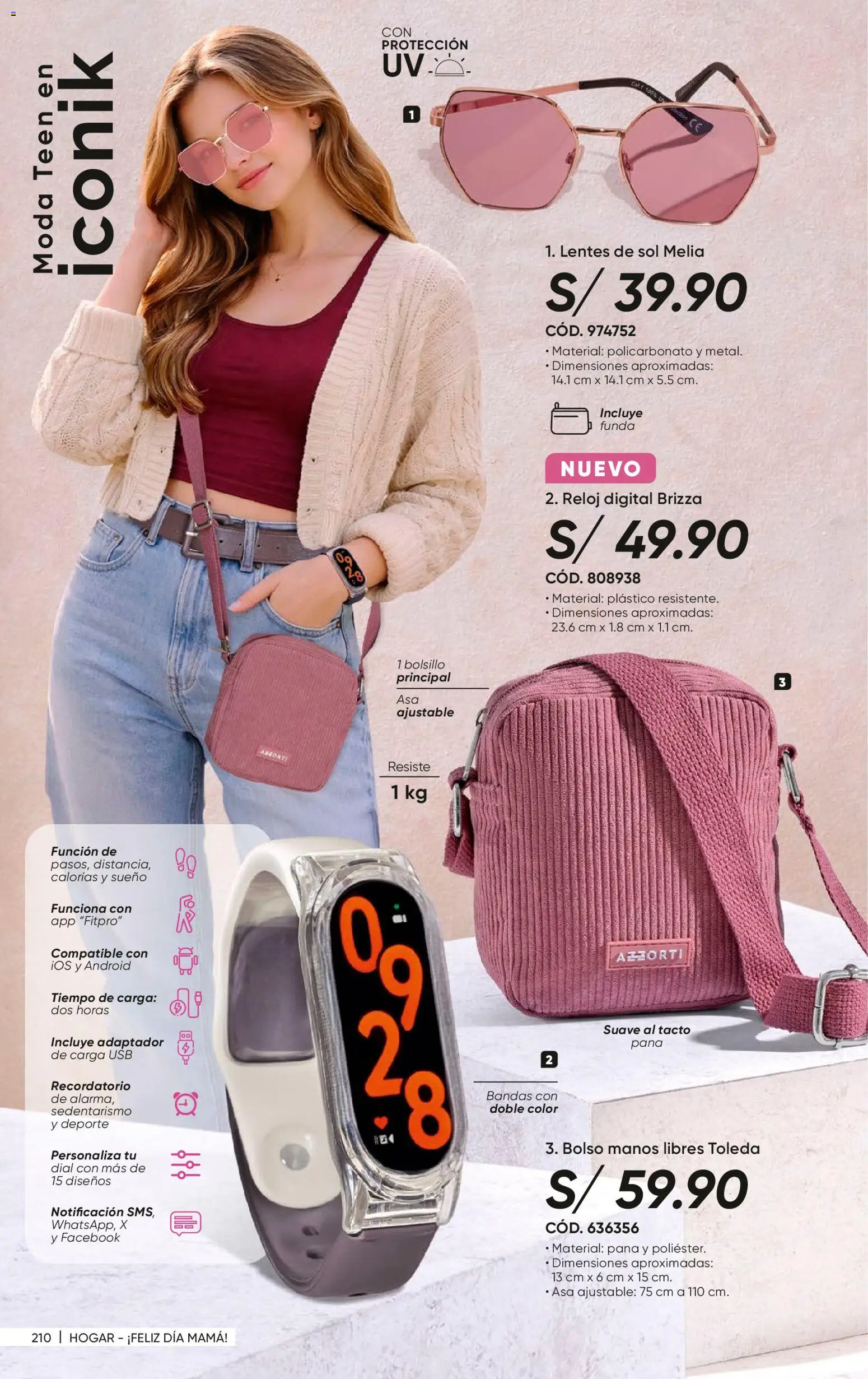 Catálogo Azzorti válido desde 14.04.2026 | Página: 214 | Productos: Bolso, Reloj, Adaptador, USB