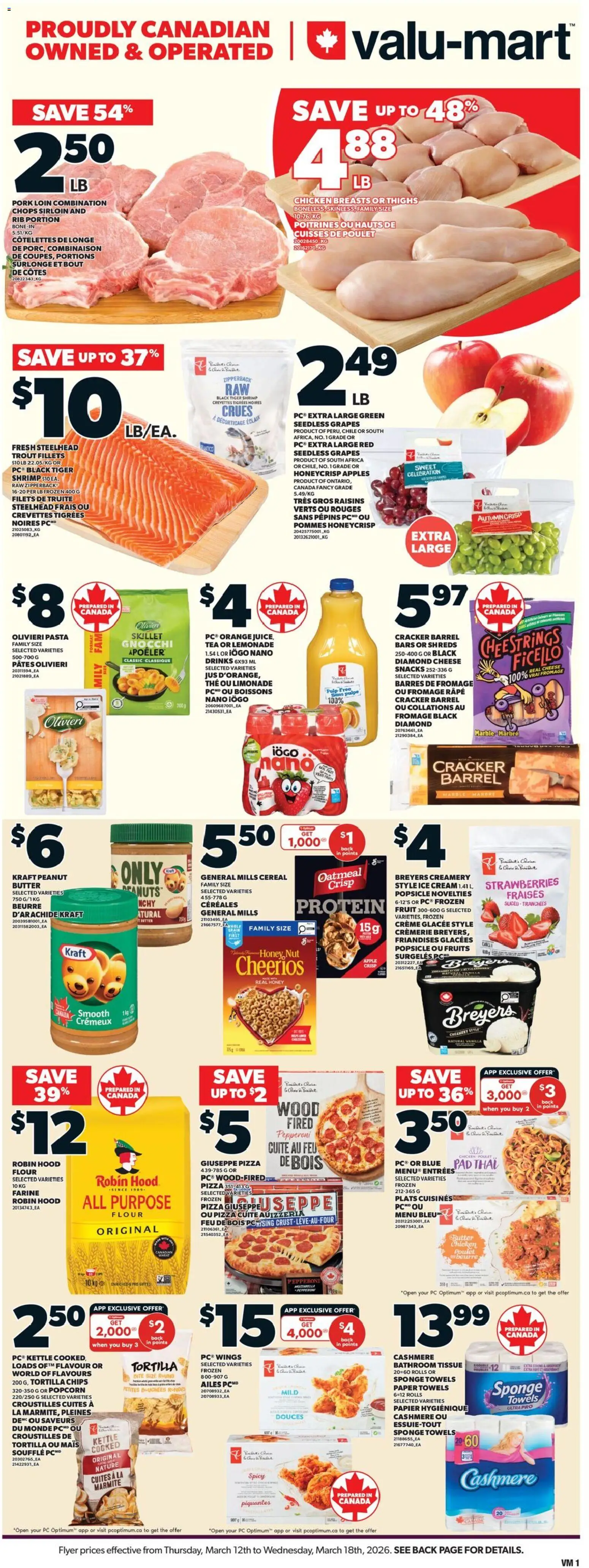 Valu Mart flyer valid from 12.03.2026 | Page: 1