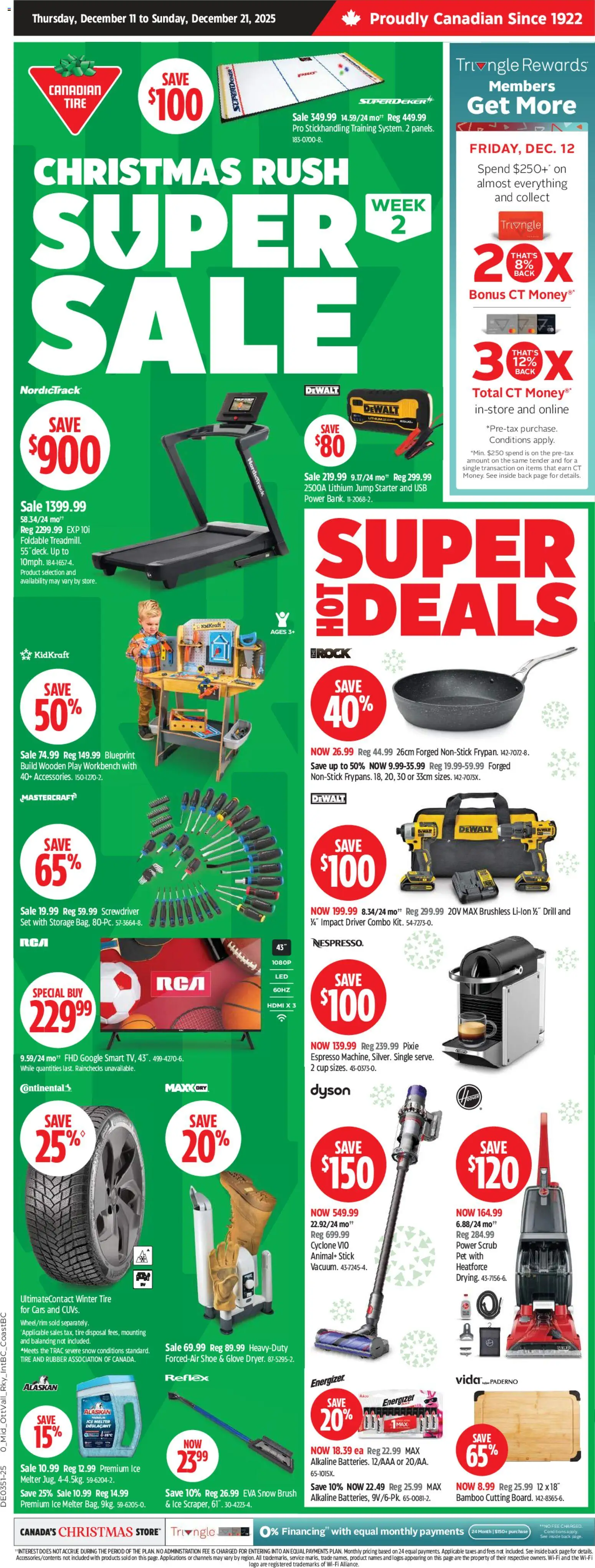 Canadian Tire flyer valid from 11.12.2025 | Page: 1 | Products: Brush